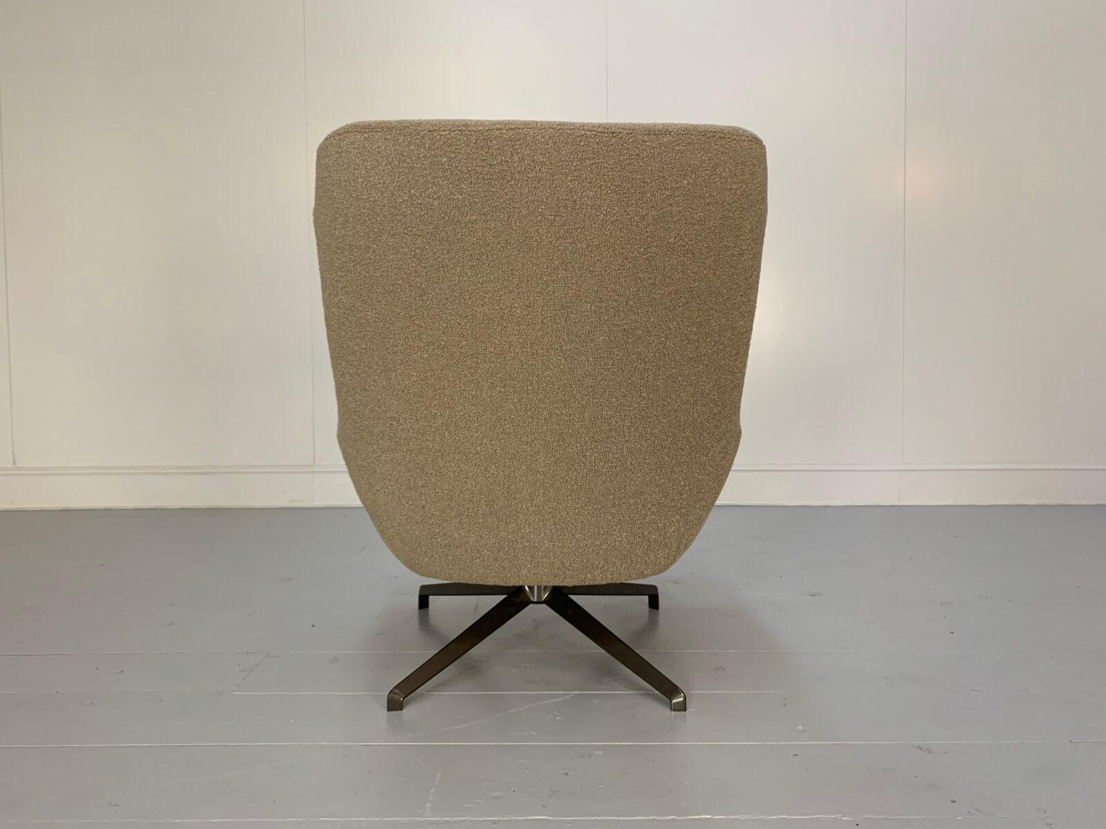 Minotti-Sessel „Jensen“ aus Boucle-Wolle 6