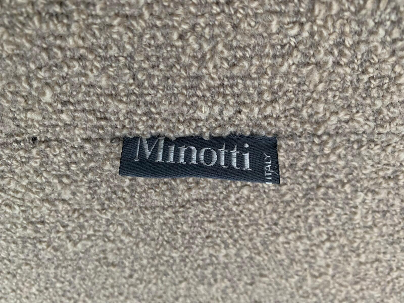 Minotti-Sessel „Jensen“ aus Boucle-Wolle 7