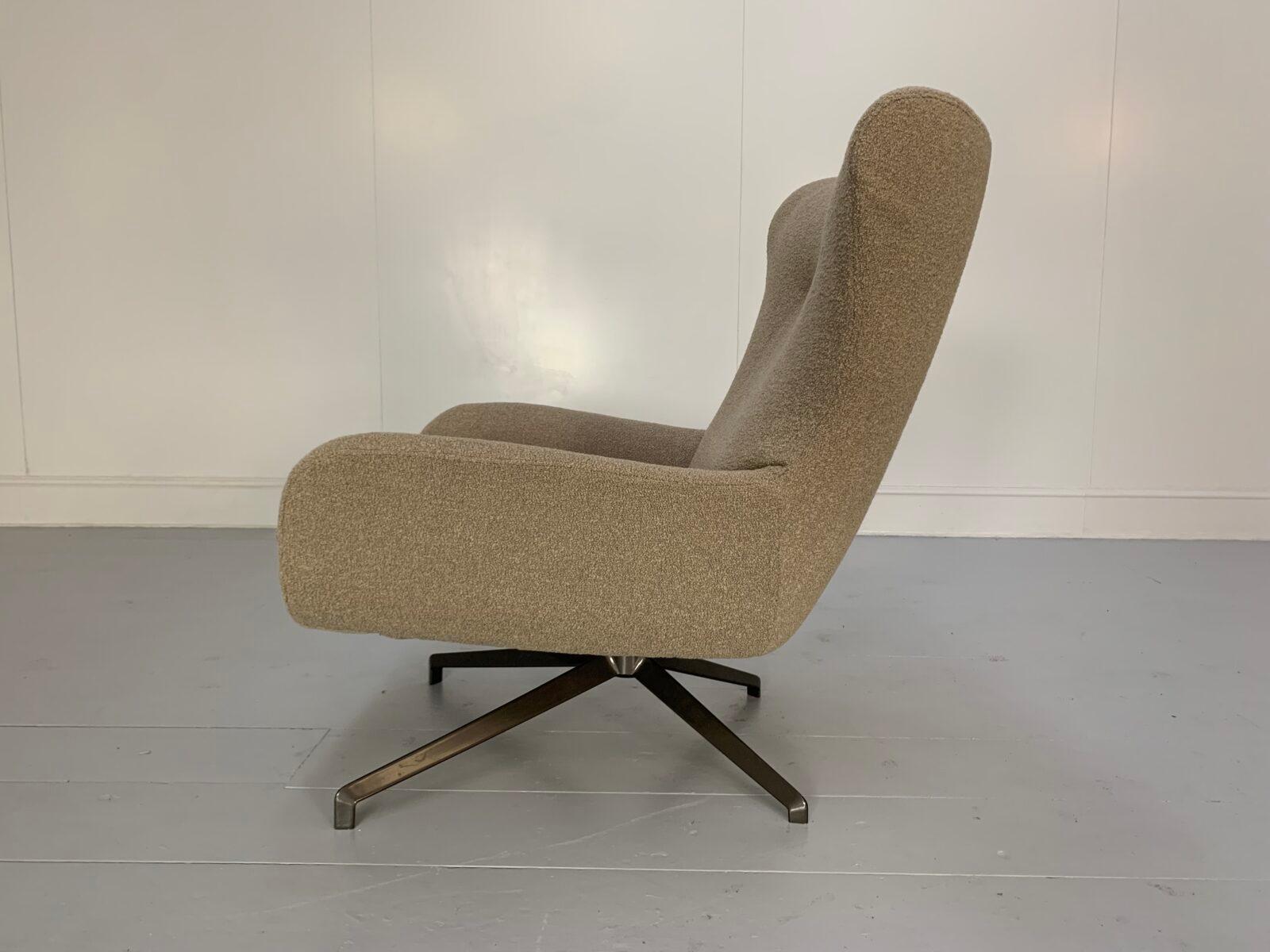 Minotti-Sessel „Jensen“ aus Boucle-Wolle 2