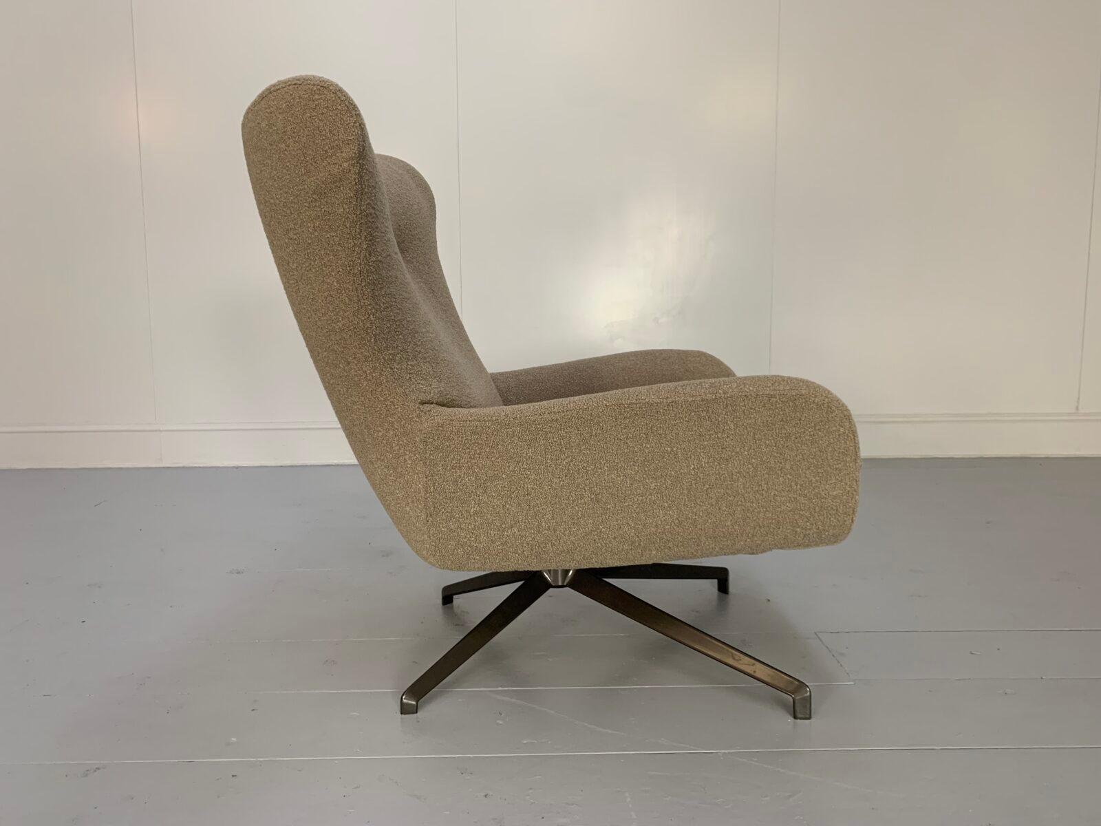 Minotti-Sessel „Jensen“ aus Boucle-Wolle 3