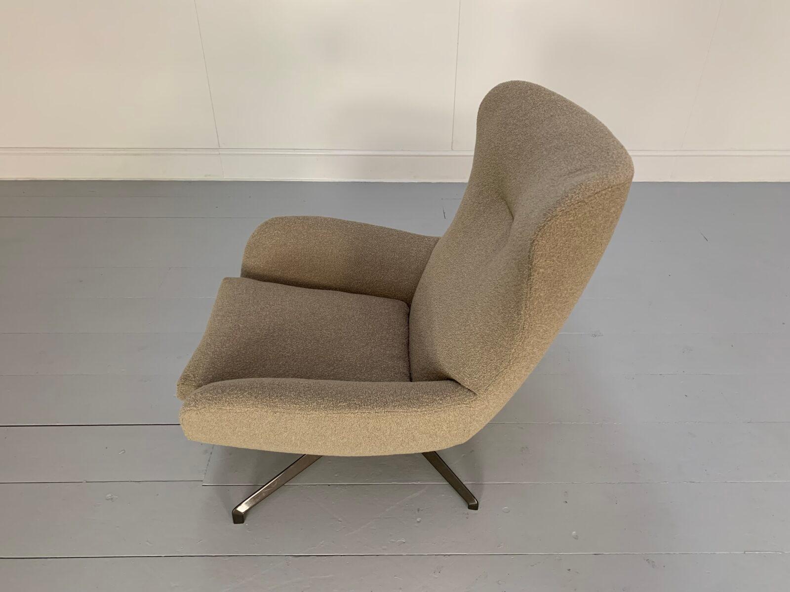 Minotti-Sessel „Jensen“ aus Boucle-Wolle 4