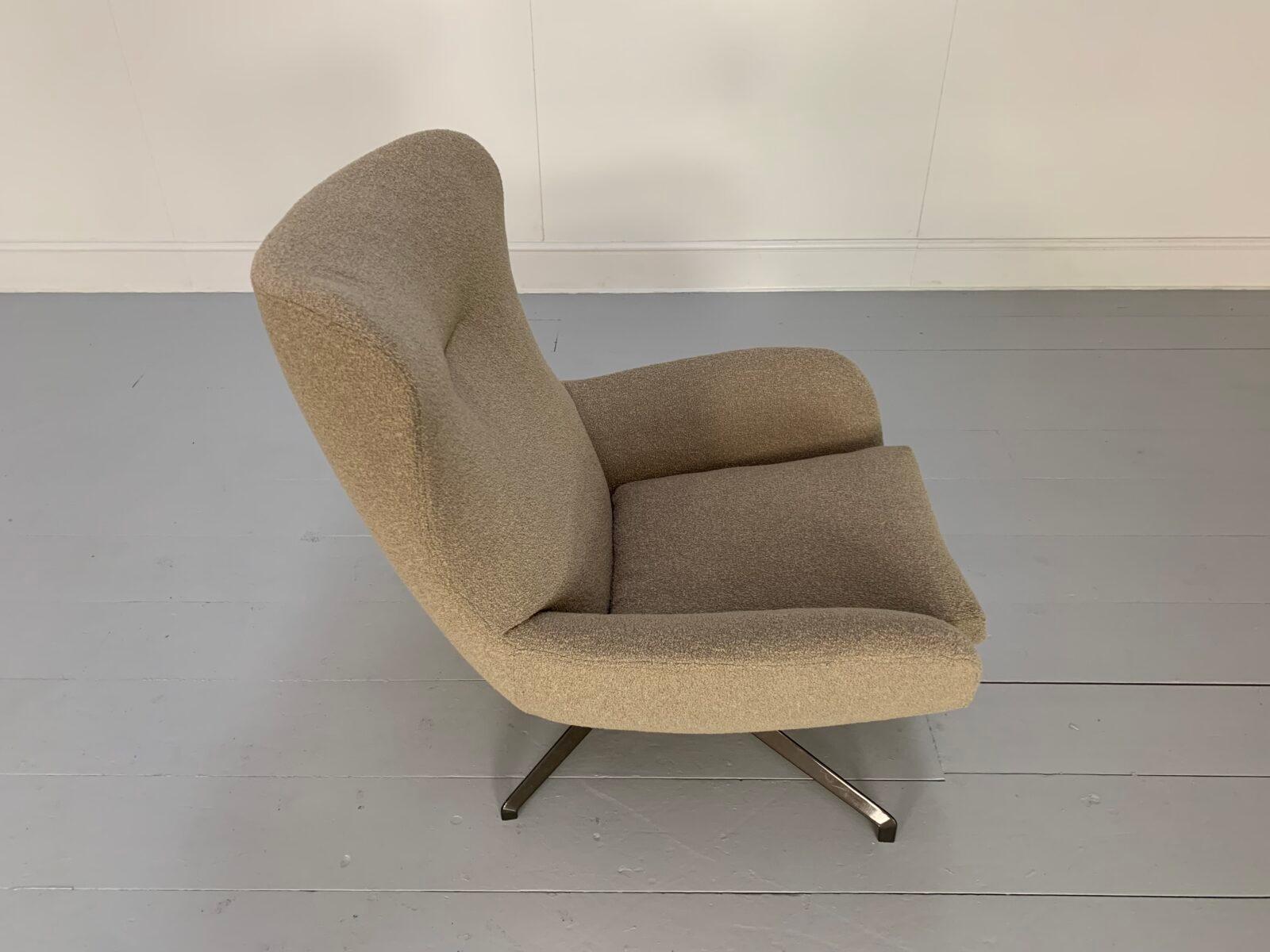 Minotti-Sessel „Jensen“ aus Boucle-Wolle 5