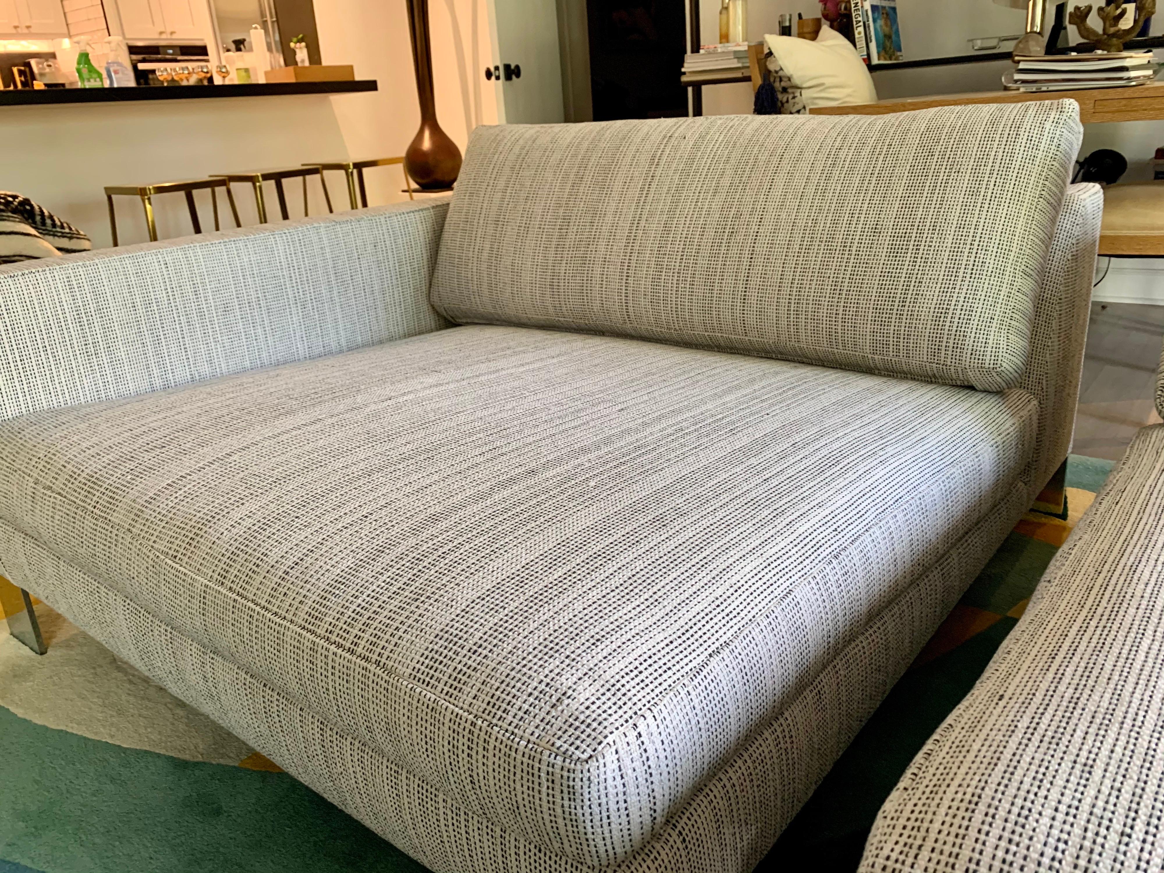 Oversized Minotti Labelled Two-Piece Deep Sofa 3