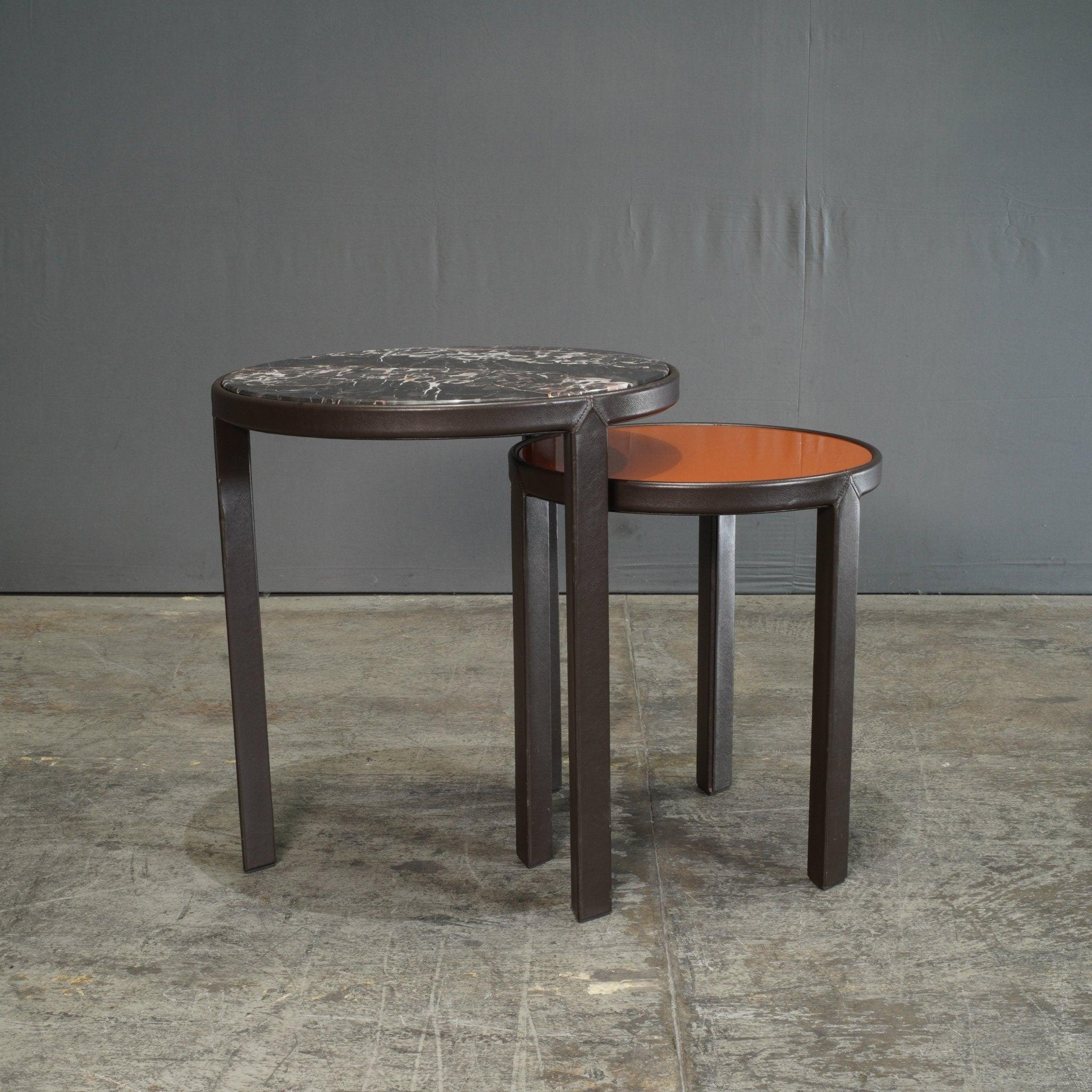 Metal Minotti Riley Coffee Table in Rusta by Rodolfo Dordoni
