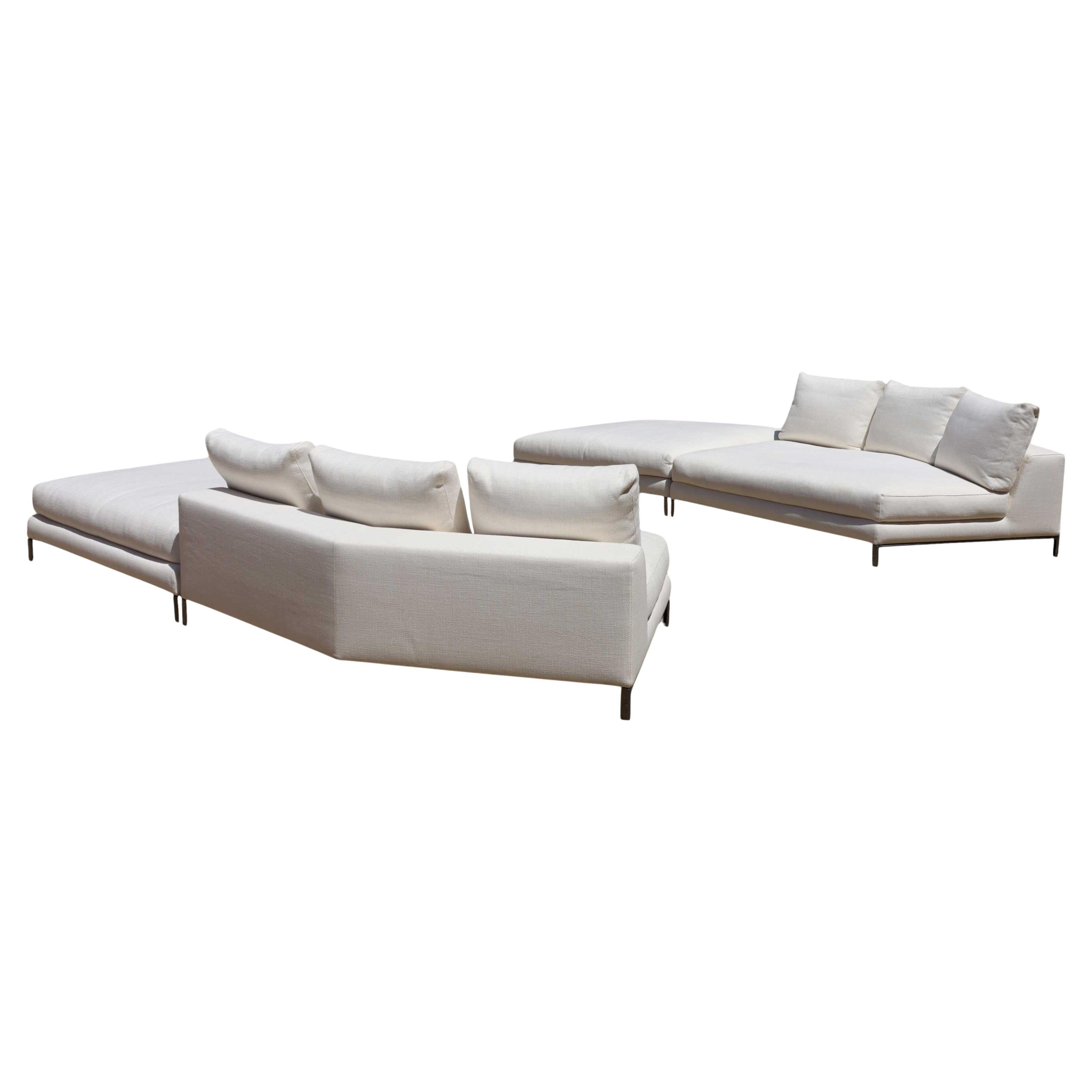 Minotti Sitzgruppe entworfen von Rodolfo Dordoni, 2007 im Angebot