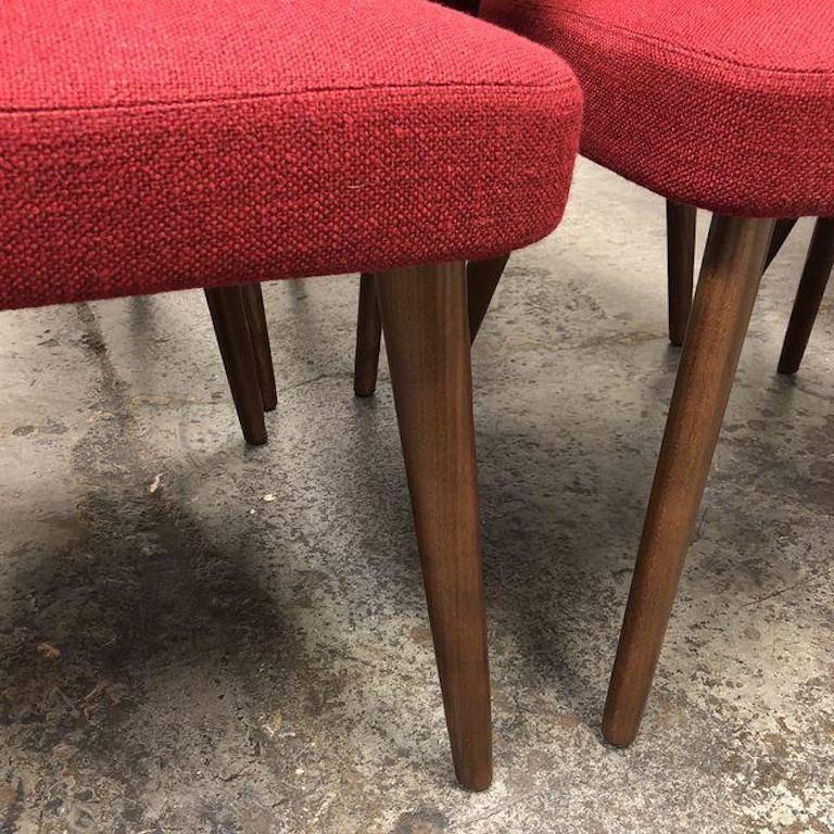 Italian Minotti Set of Six Aston Dining Chairs
