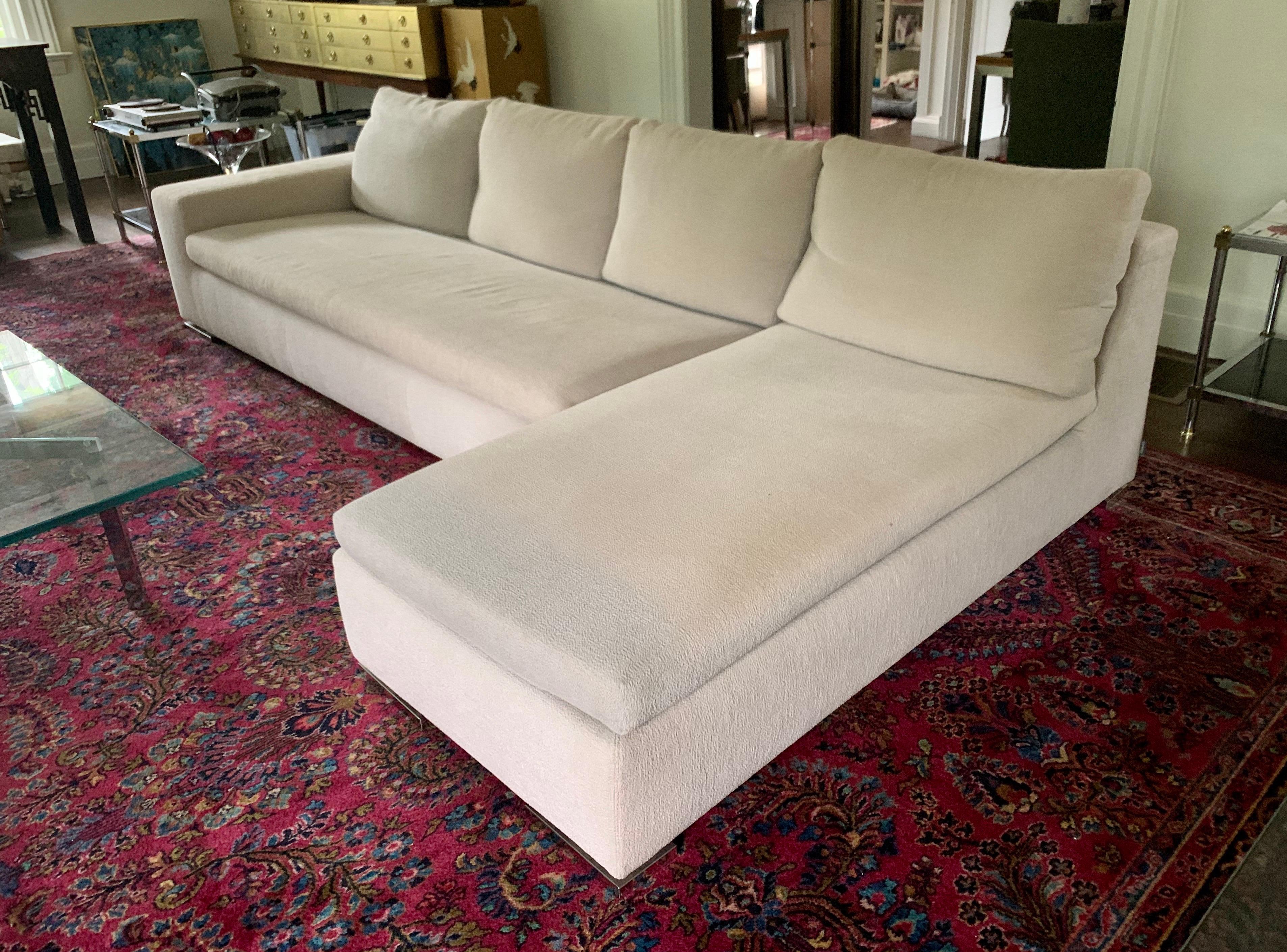 Minotti Signed Floating Sectional Sofa Made in Italy 8