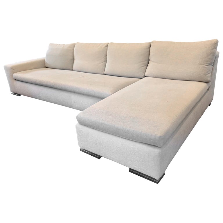 Minotti Signed Floating Sectional Sofa Made in Italy at 1stDibs | floating sectional  couch