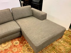 Minotti Signed Two-Piece Floating Sectional Sofa Made in Italy