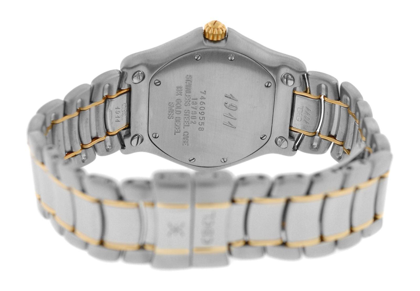 Modern Mint Authentic Ladies Ebel Steel 18 Karat Gold Date Quartz Watch