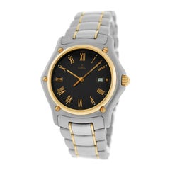 Used Mint Authentic Ladies Ebel Steel 18 Karat Gold Date Quartz Watch