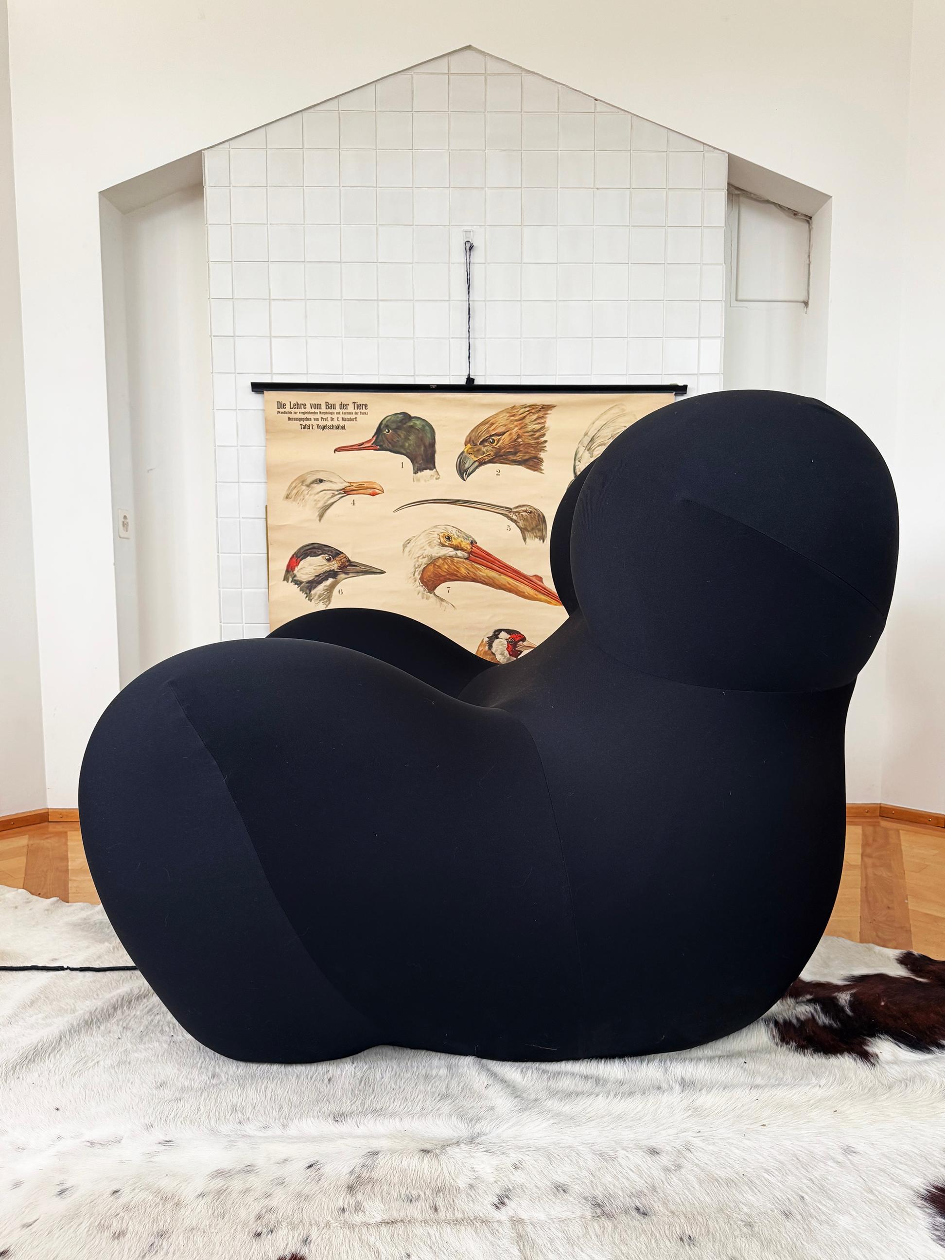 italien MINT Black UP5 La Big Mamma UP 2000 Chair & Up6 Ottoman Gaetano Pesce B&B Italia en vente
