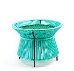 Mesa cesta Caribe menta de Sebastian Herkner