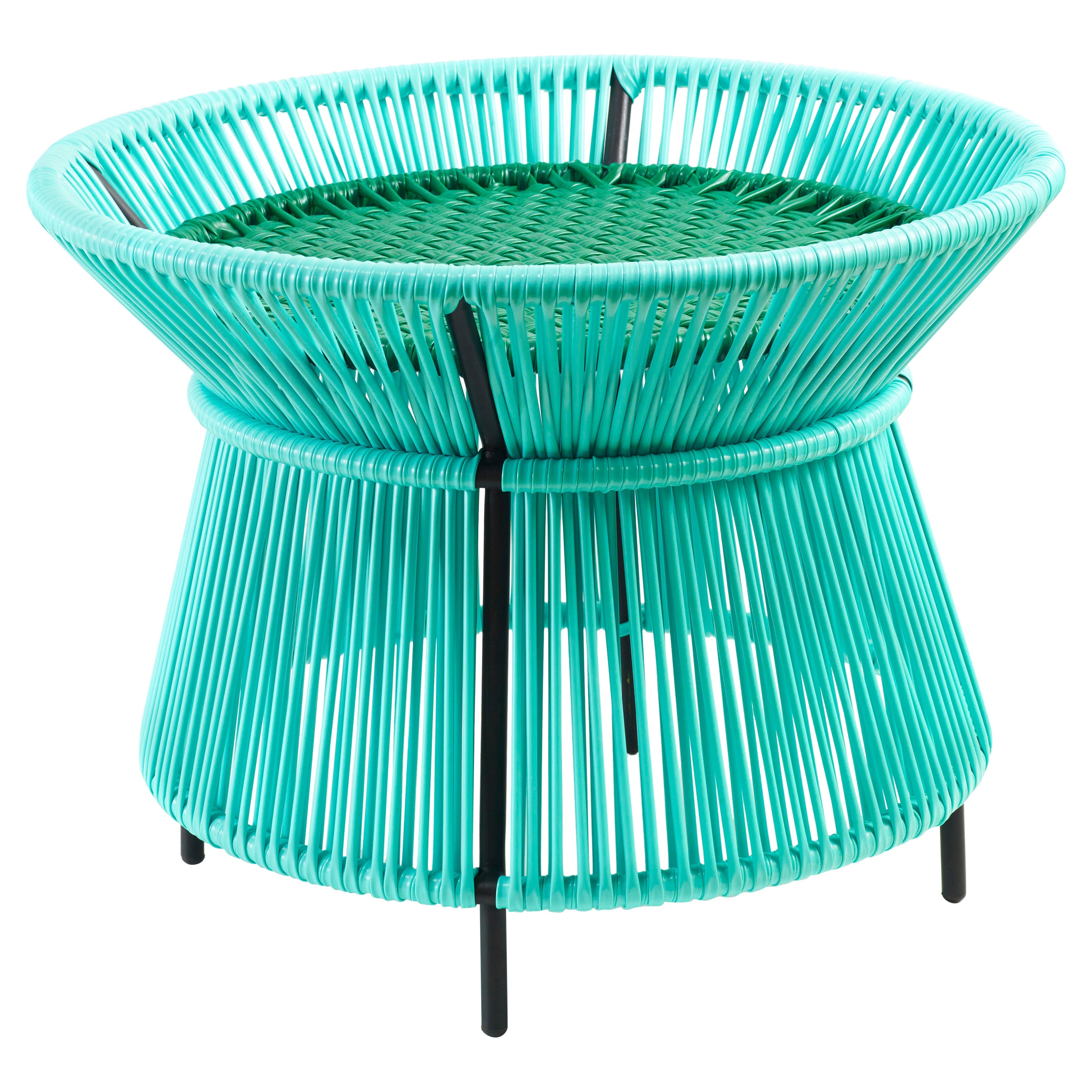 Mesa cesta Caribe menta de Sebastian Herkner