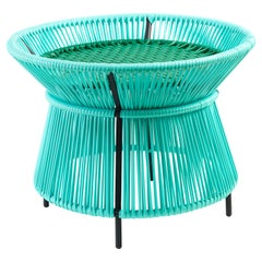 Mesa cesta Caribe menta de Sebastian Herkner