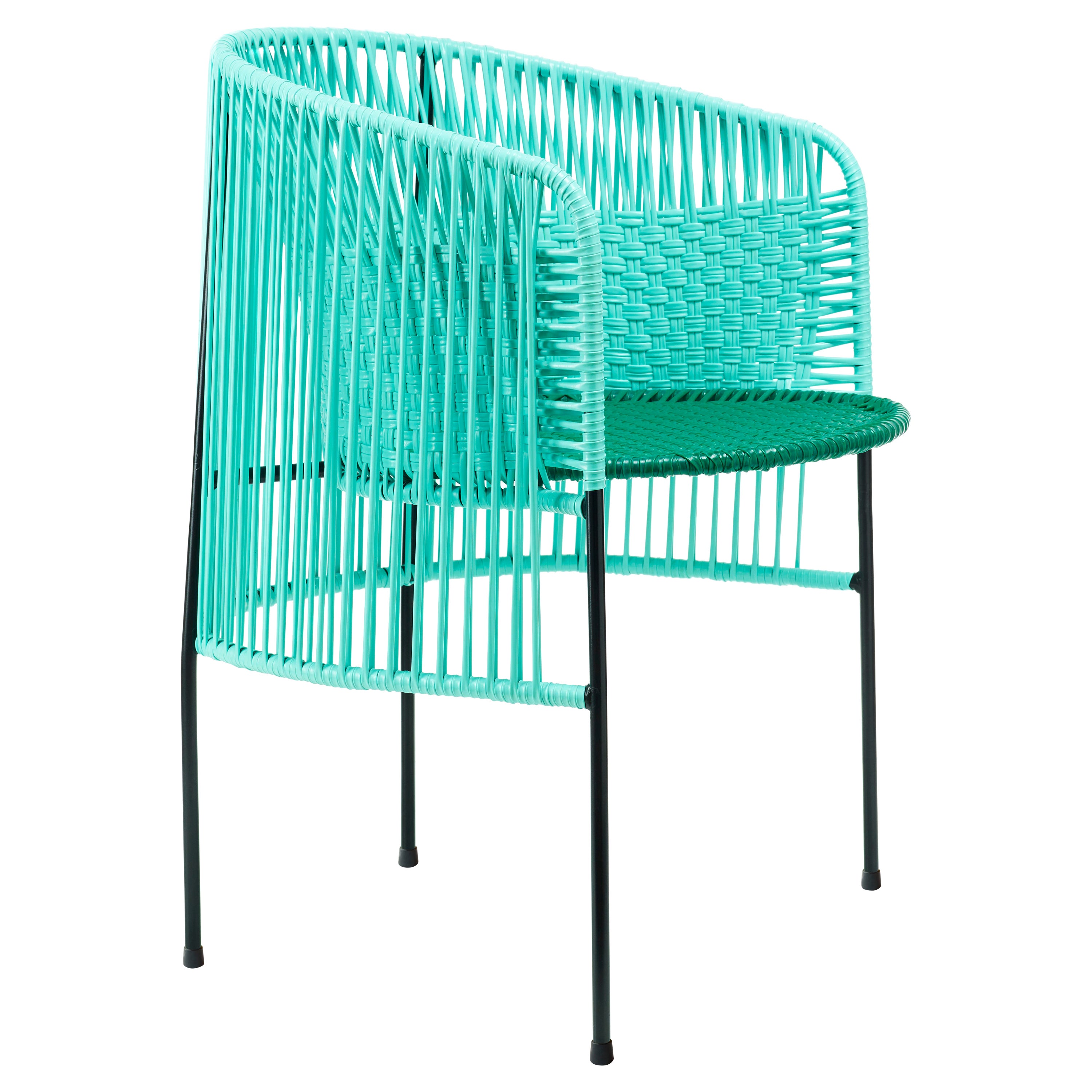Mint Caribe Dining Chair by Sebastian Herkner For Sale