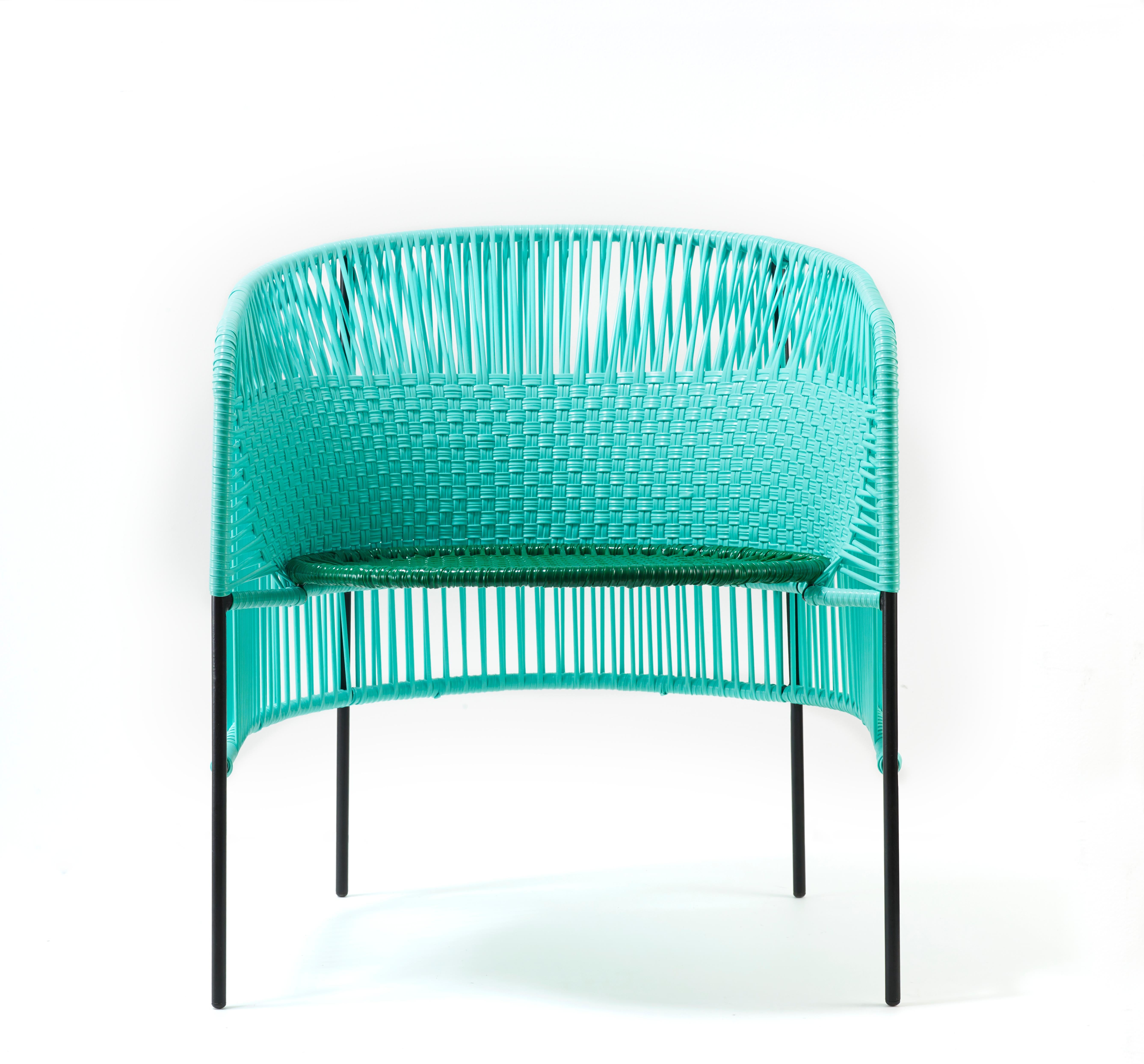Mint Caribe Lounge Chair by Sebastian Herkner In New Condition For Sale In Geneve, CH