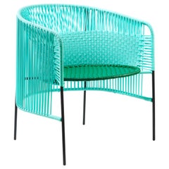 Mint Caribe Lounge Chair by Sebastian Herkner