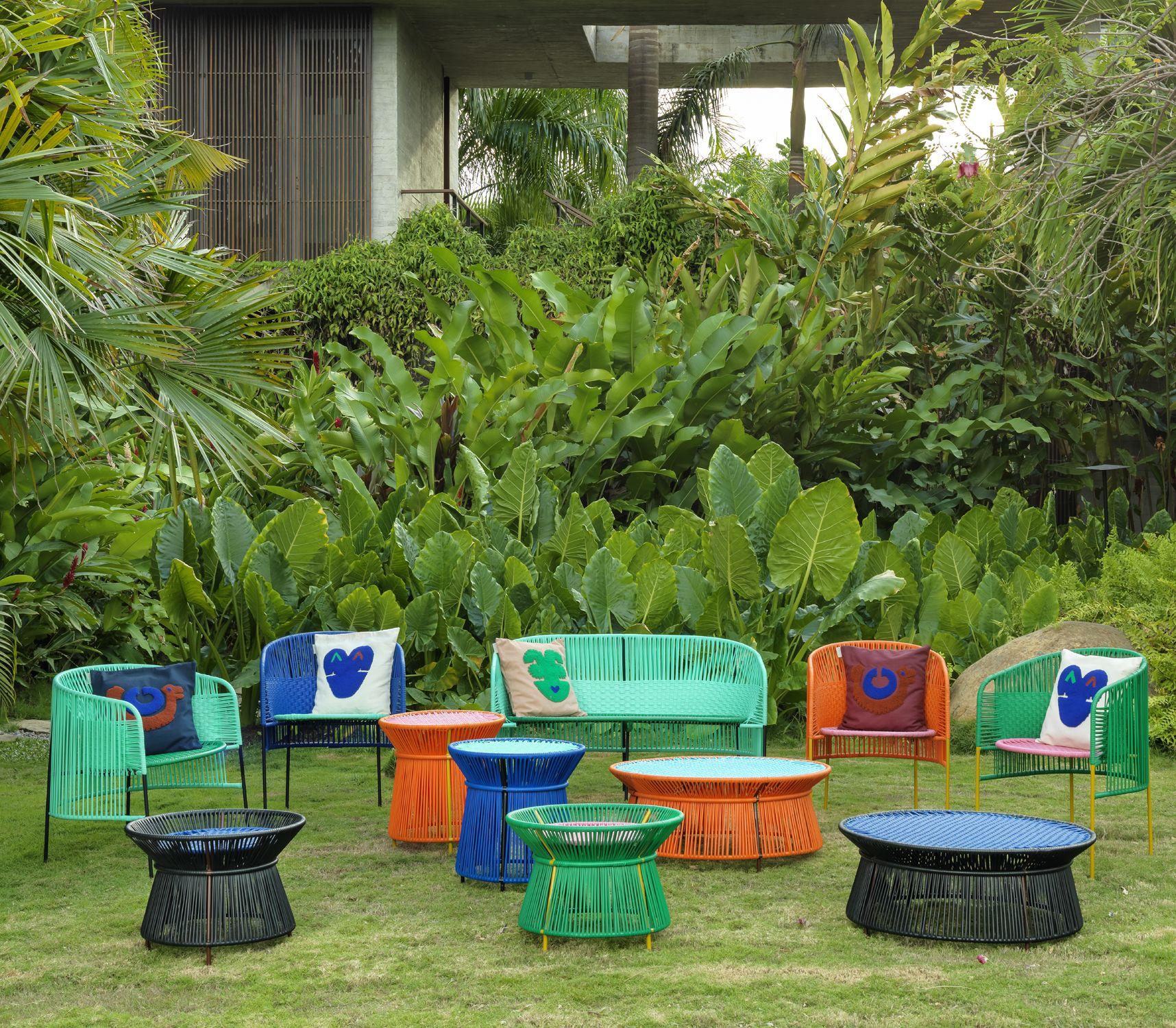 XXIe siècle et contemporain Table basse Caribe couleur menthe de Sebastian Herkner en vente