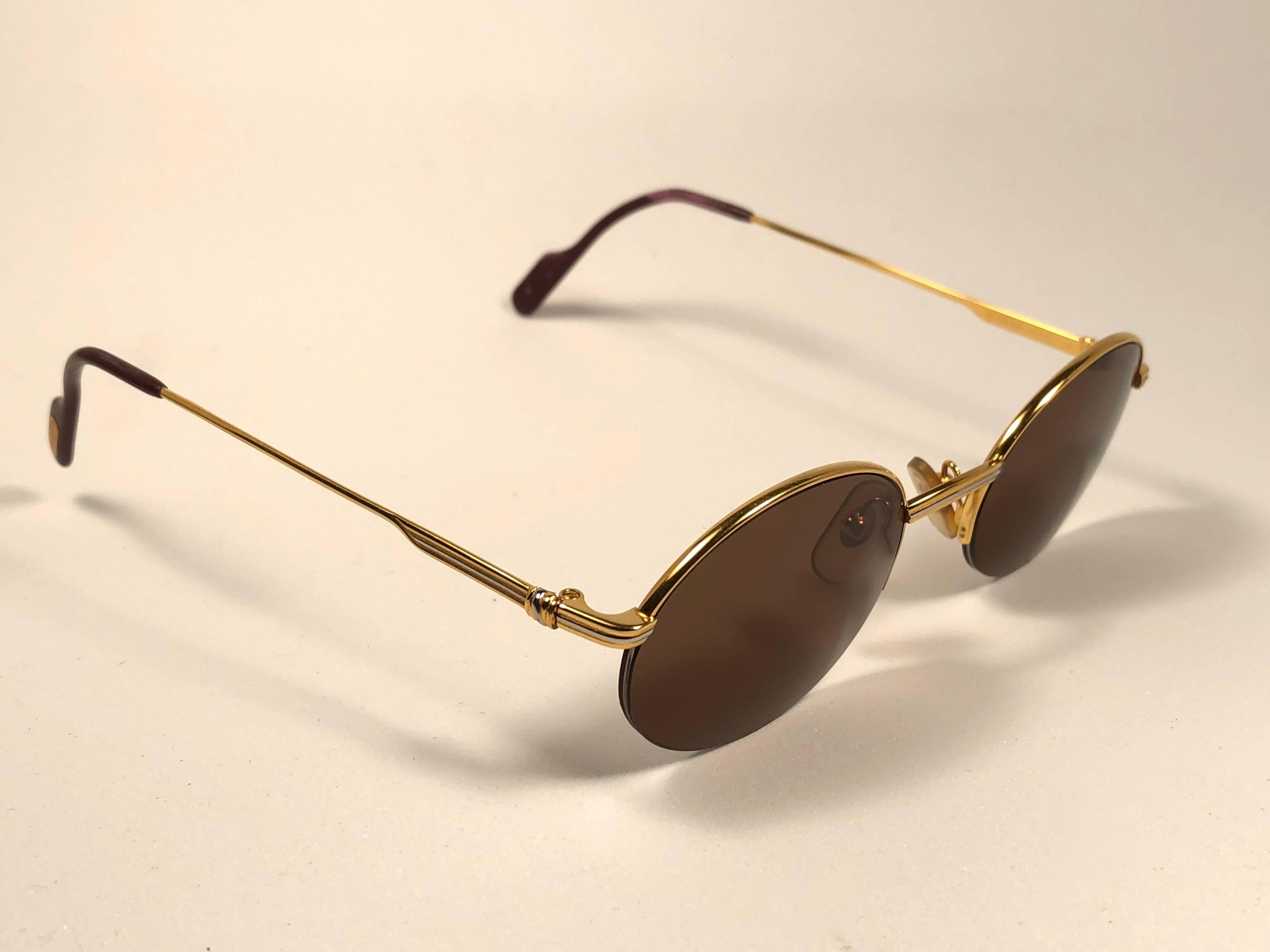 cartier oval sunglasses