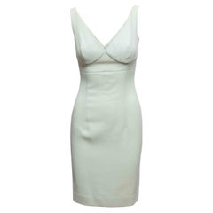Mint Christian Dior Sleeveless Wool Dress Size FR 36