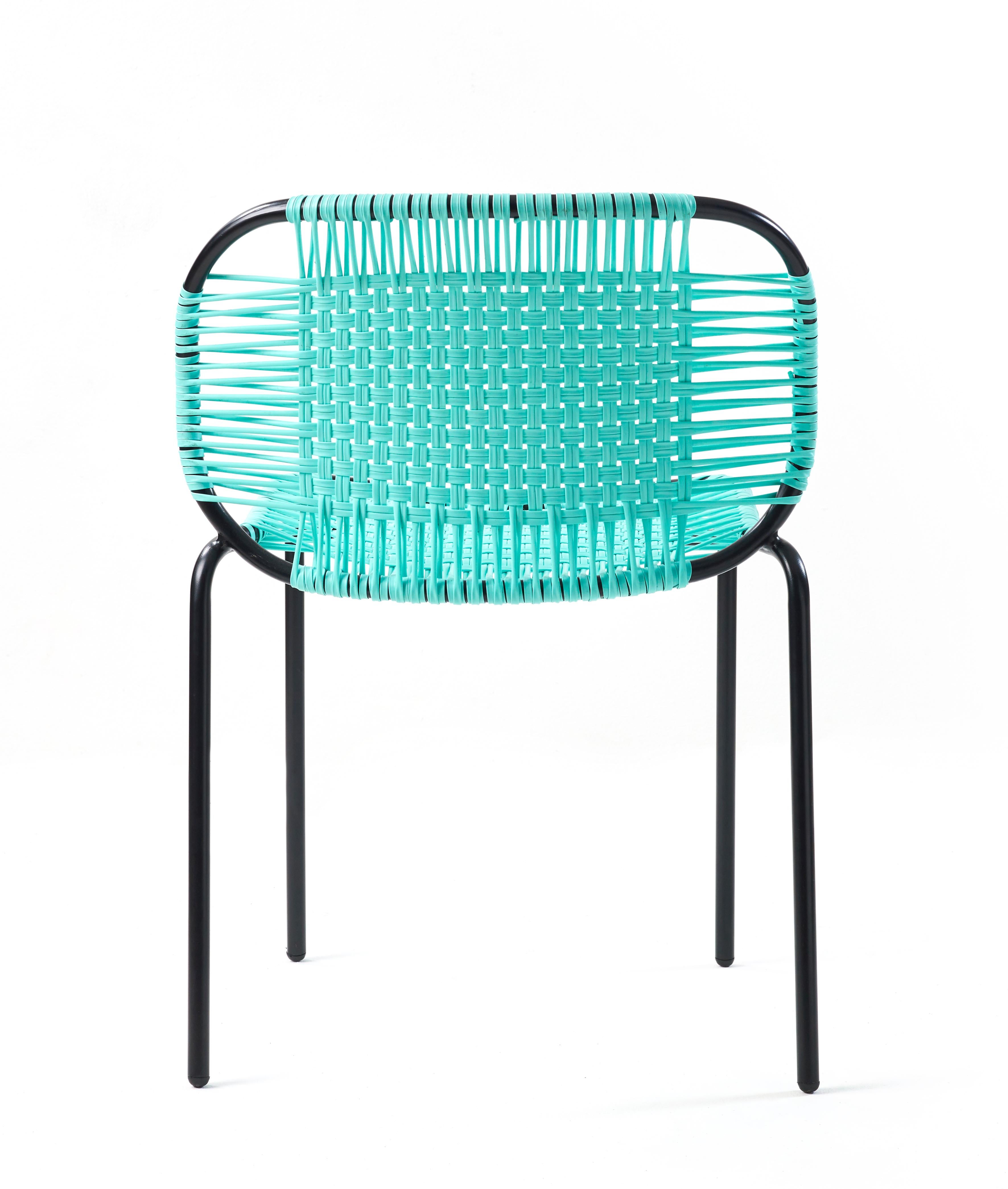 Mint Cielo Stacking Chair by Sebastian Herkner In New Condition For Sale In Geneve, CH