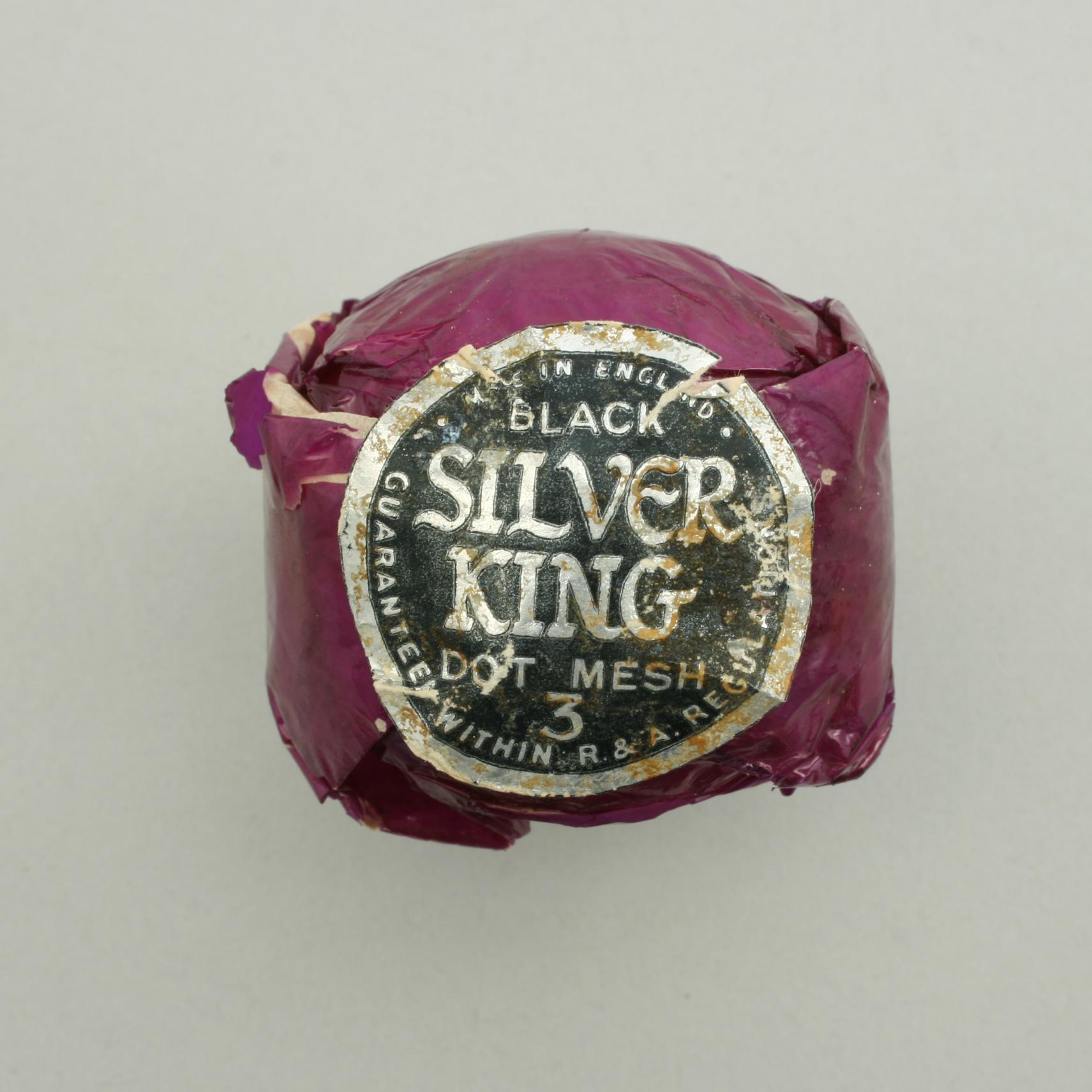 Early 20th Century Mint Condition Silver King Golf Ball For Sale