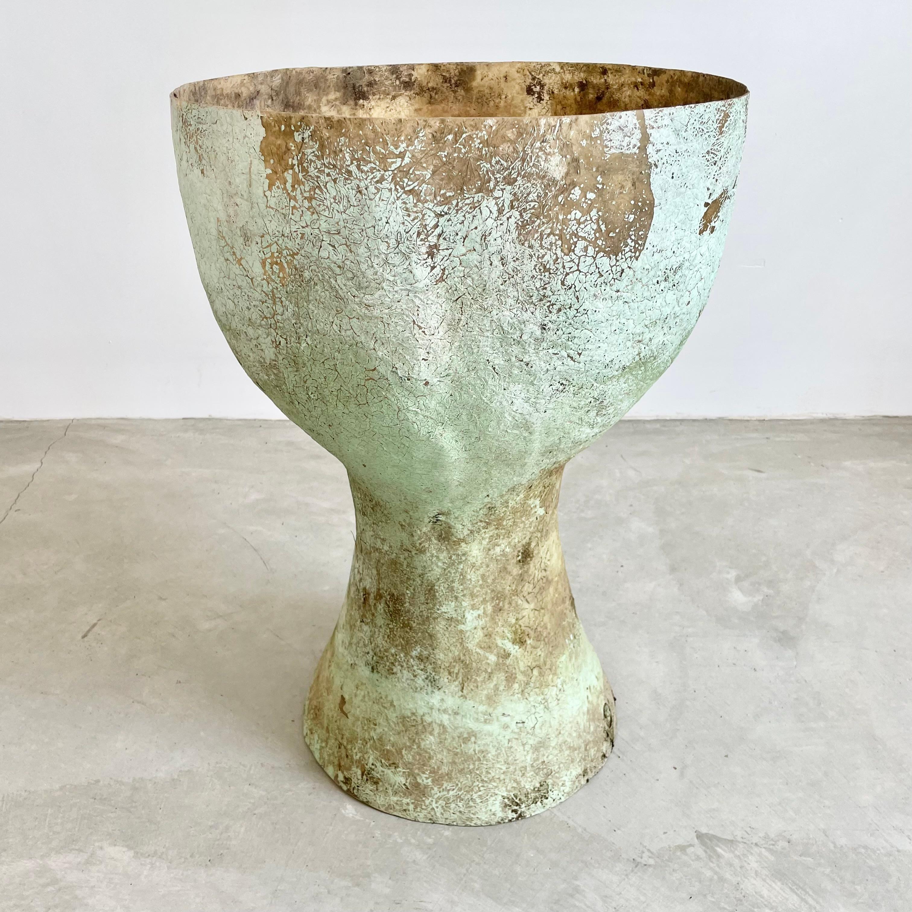 Mint Green Fiberglass Vases, Belgium, 1960s For Sale 10