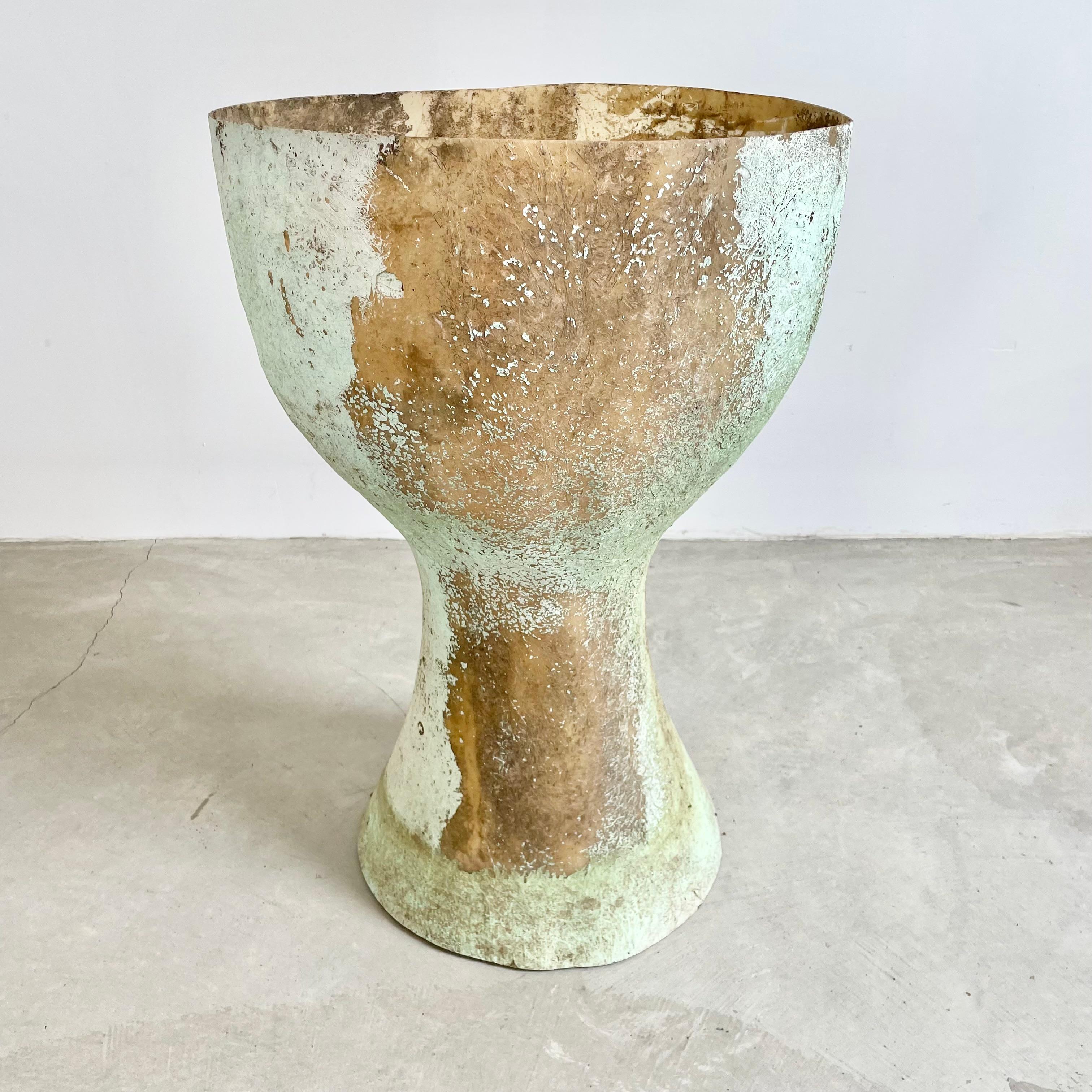 Mint Green Fiberglass Vases, Belgium, 1960s For Sale 1