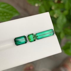Mint Green, Forest Green & Lagoon Green  Tourmaline Gemstones Jewellery Size