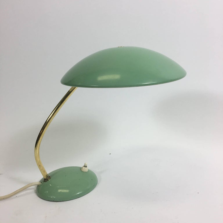 Mint Green Philps Desk Lamp, 1950s For Sale at 1stDibs