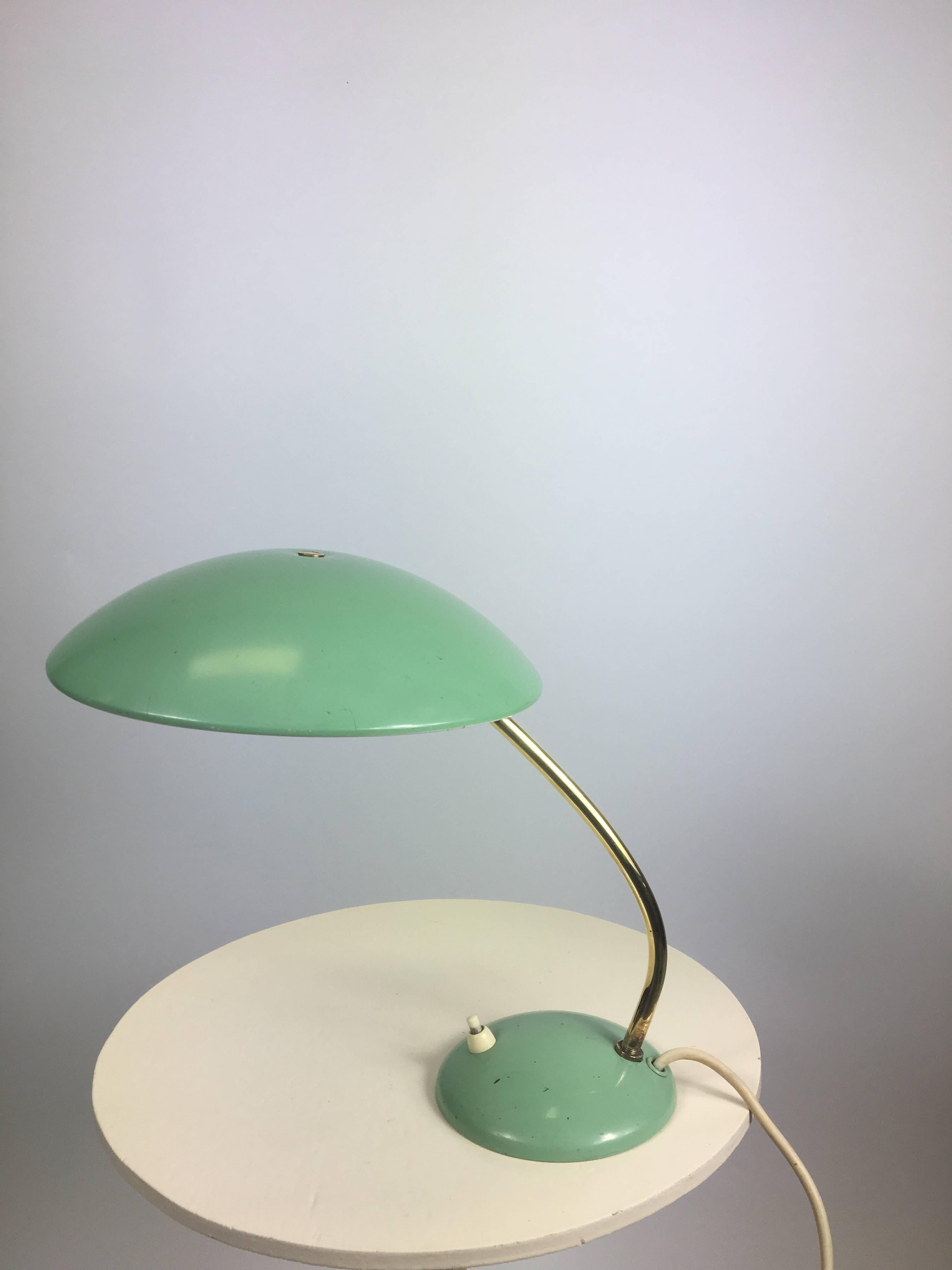 mint green lamp