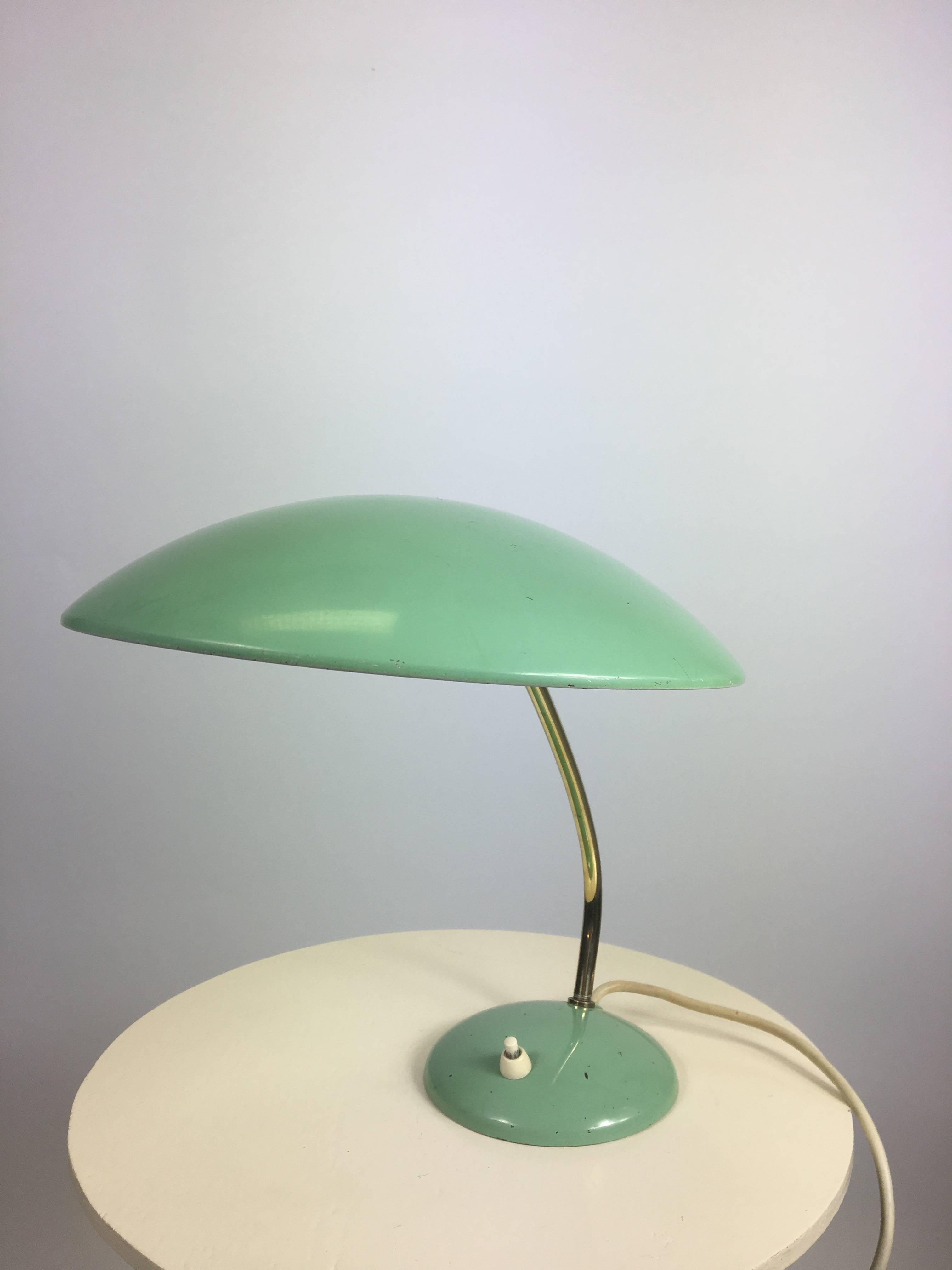 Mid-Century Modern Mint Green Philps  Desk Lamp, 1950s 