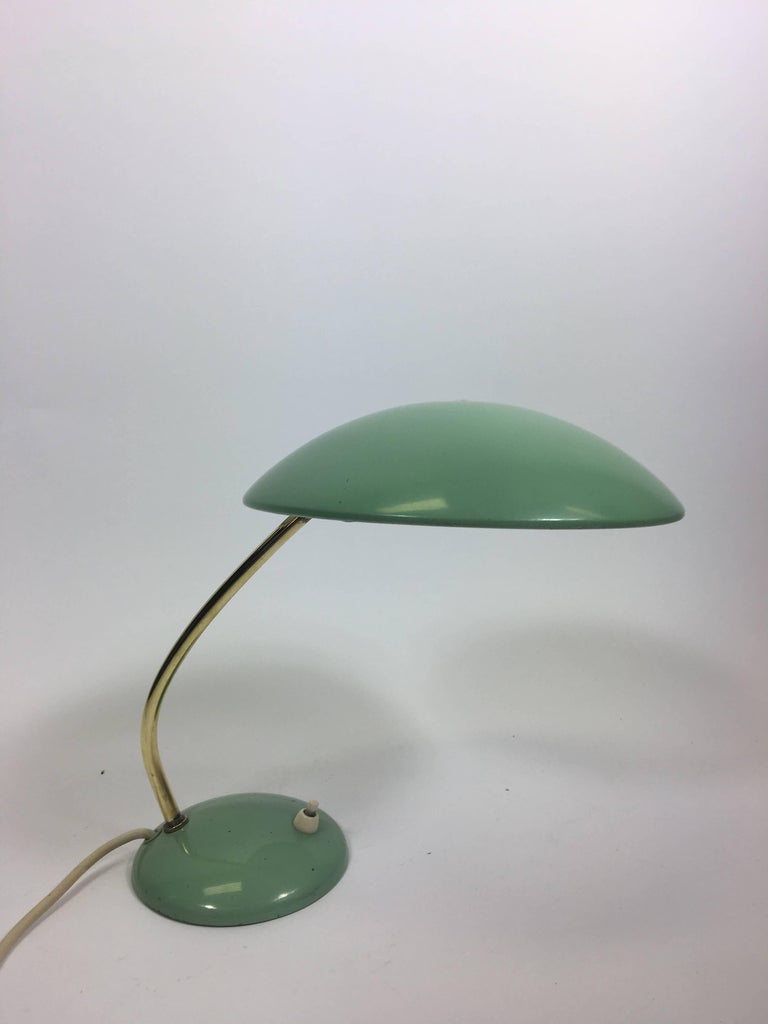 Mint Green Philps Desk Lamp, 1950s For Sale at 1stDibs