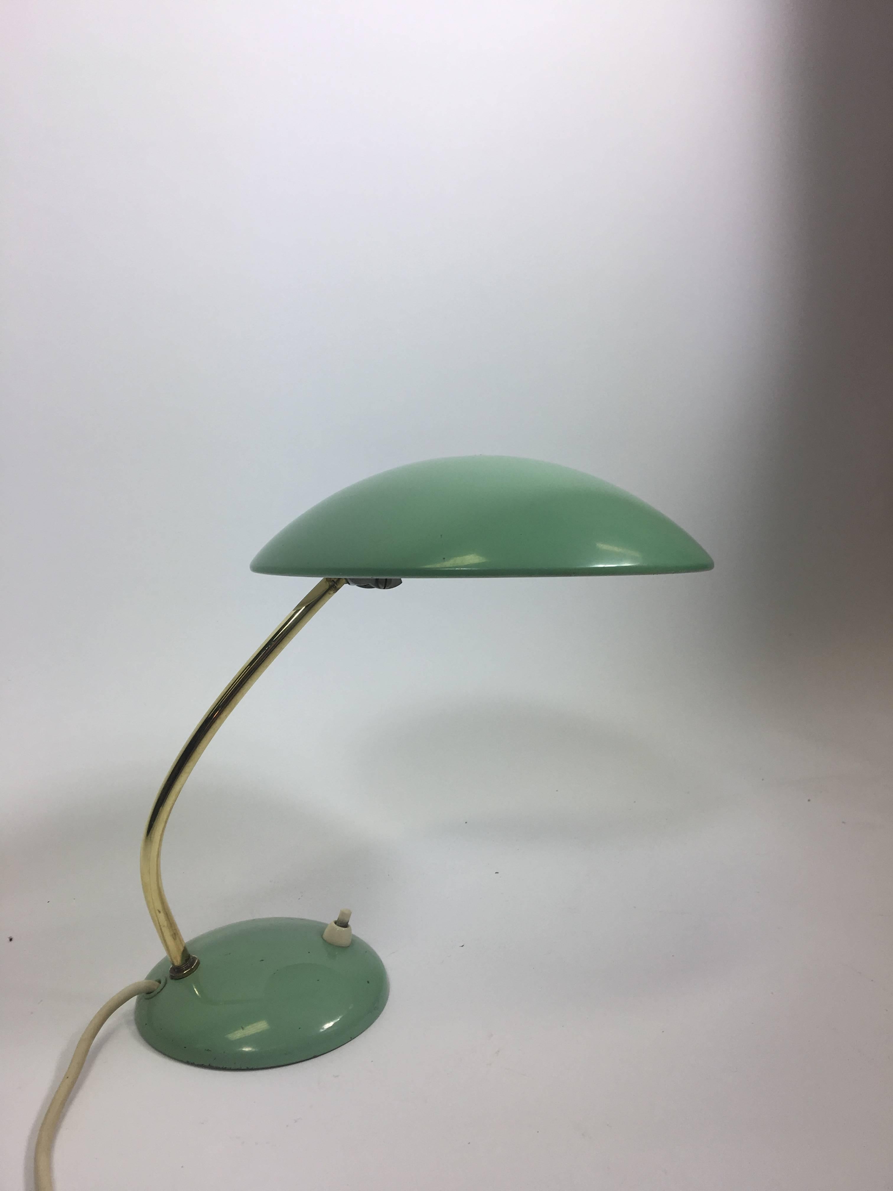 20th Century Mint Green Philps  Desk Lamp, 1950s 