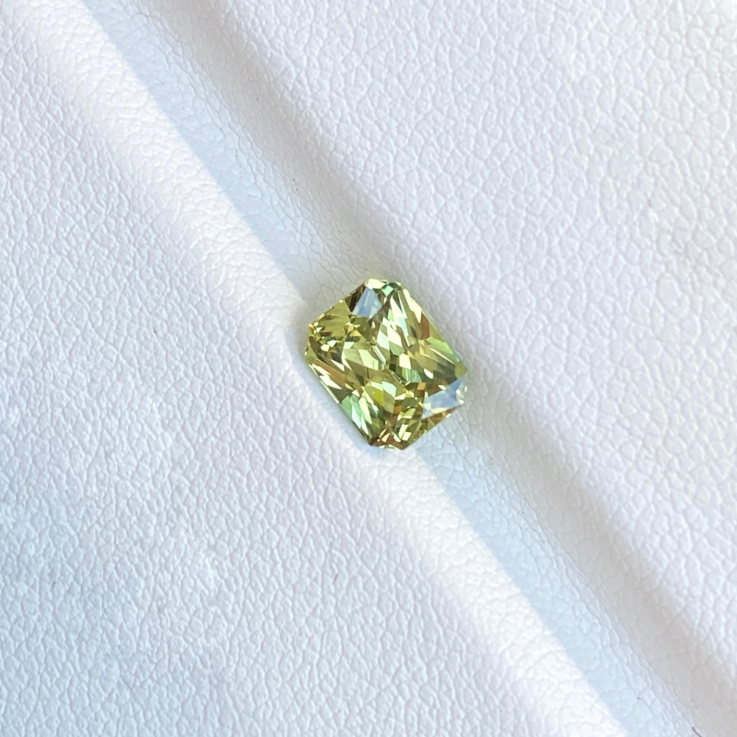 lime green stone