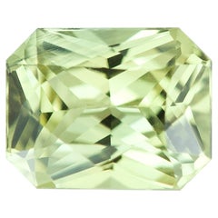 Mintgrüner Saphir 1,69 ct Radiant-Schliff Unerhitzt, loser Edelstein