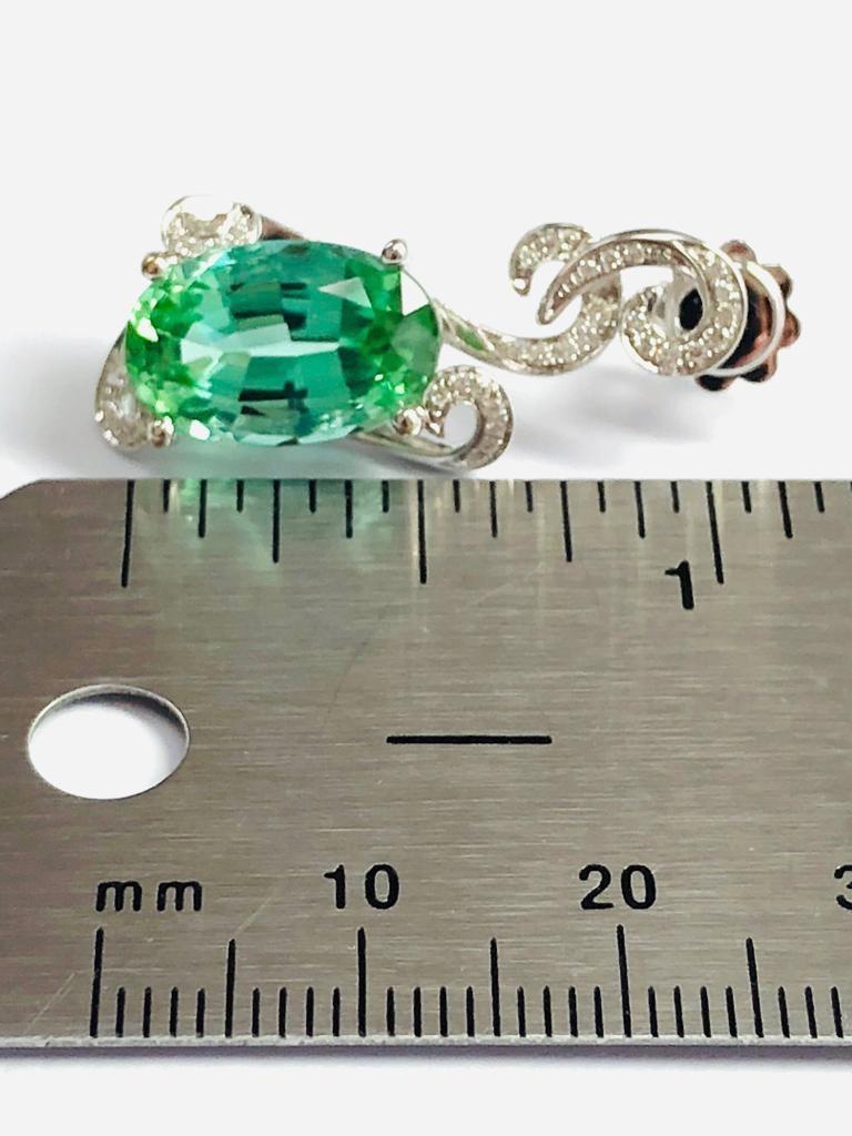 mint green earrings