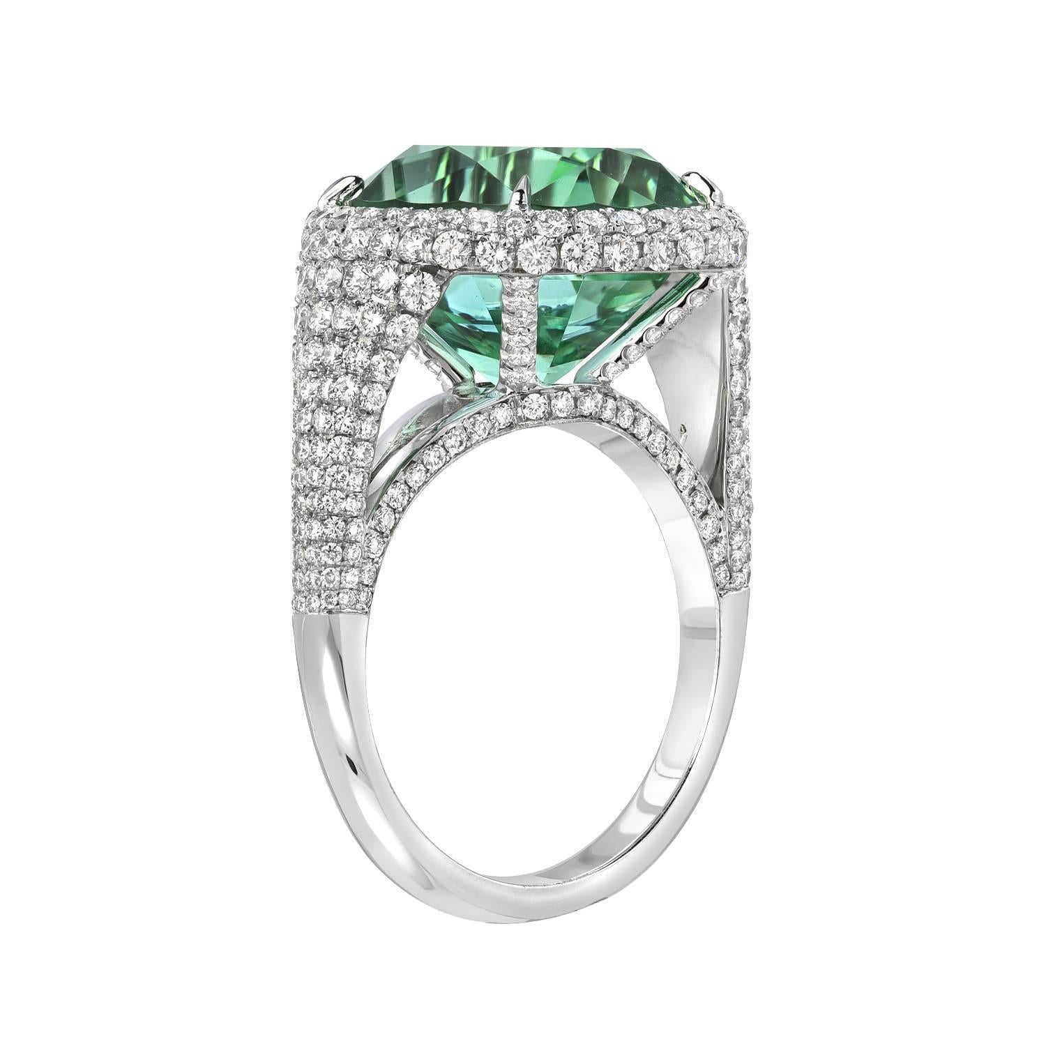 tourmaline ring green