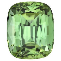 Mint Green Tourmaline Ring Gem 4.49 Carat Unmounted Cushion Loose Gemstone