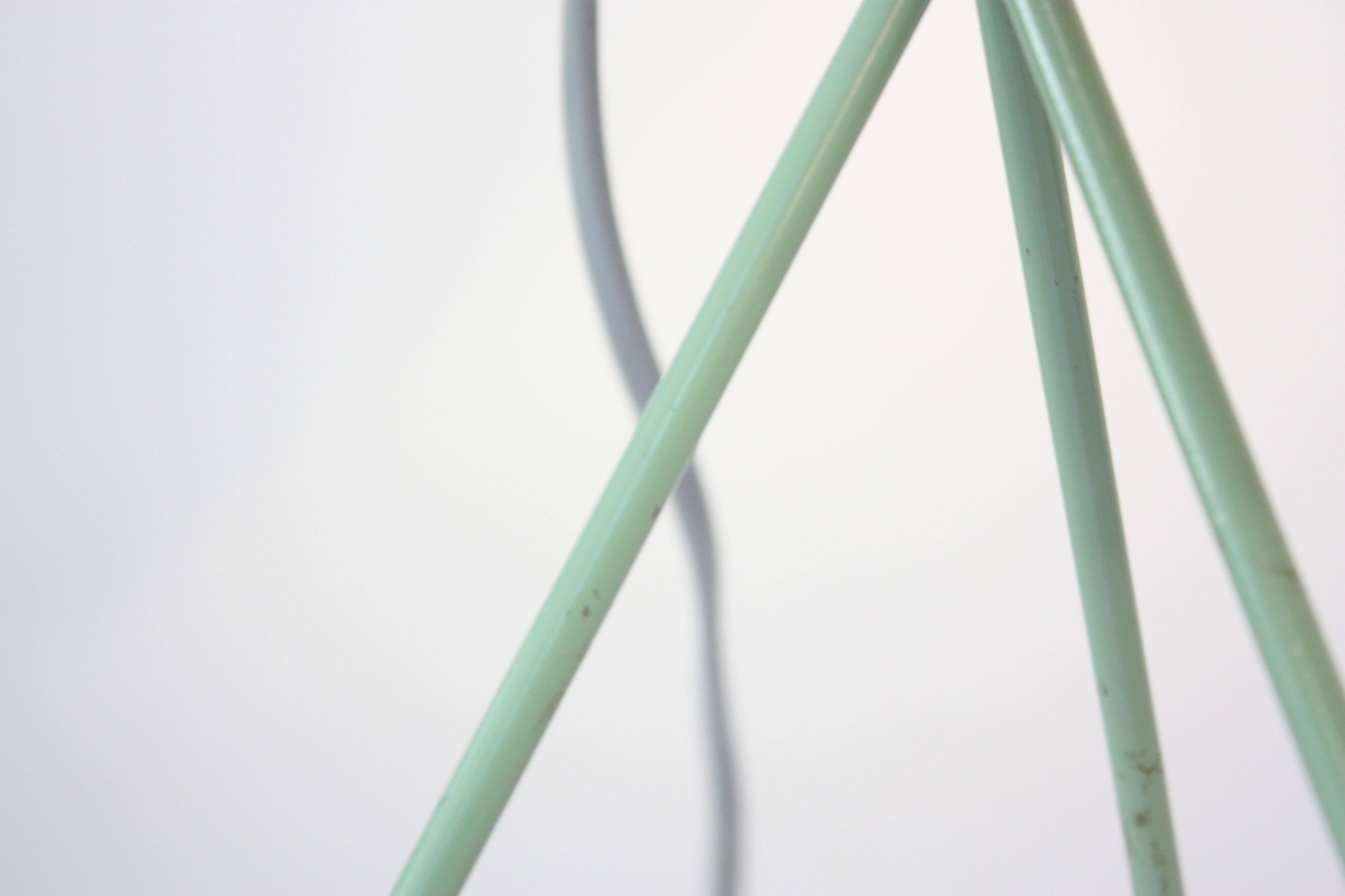 Mint Green Tripod Table Lamp by Josef Hurka for Napako 4