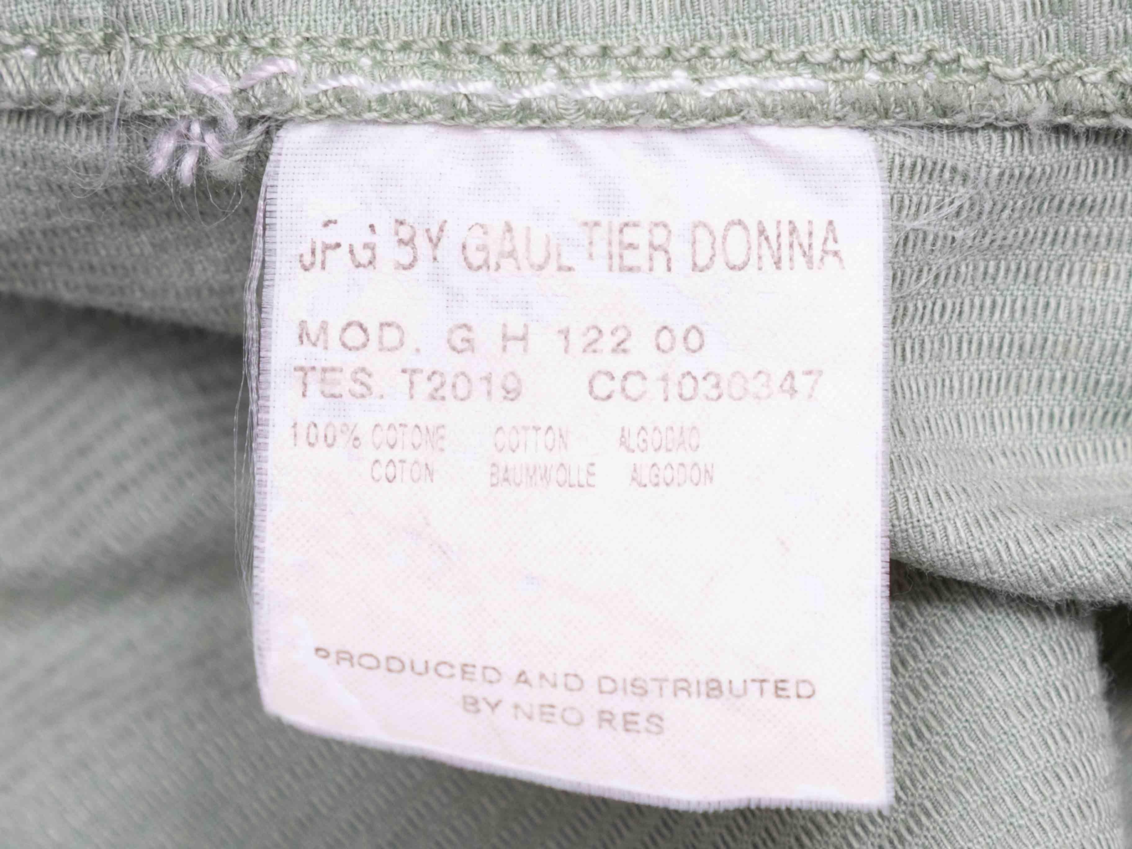 Mint JPG Jean's Short Puff Sleeve Top Size US 8 en vente 2