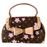 LOUIS VUITTON LIMITED EDITION CHERRY BLOSSOM MIRROR / CARD CASE at 1stDibs