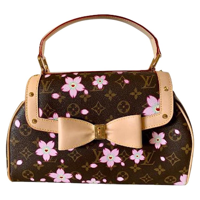Louis vuitton flower smiley face bag sale