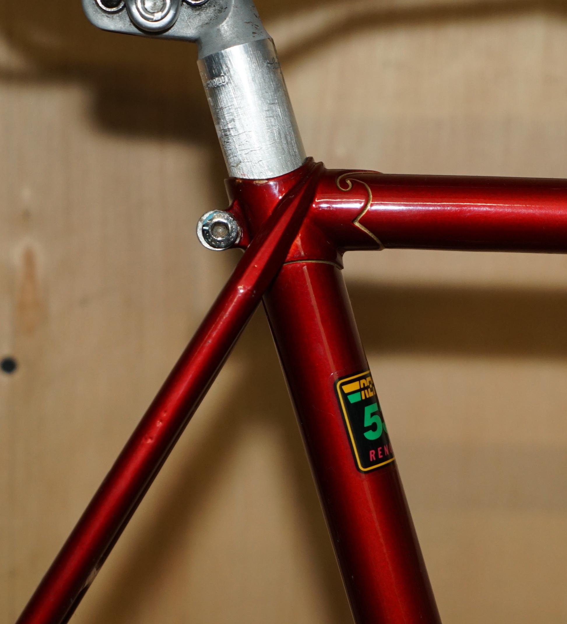 MINT MERCIAN REYNOLDS 531 CAMPAGNOLO RECORD FIXED WHEEL SiNGLE SPEED TRACK BIKE (Handgefertigt) im Angebot