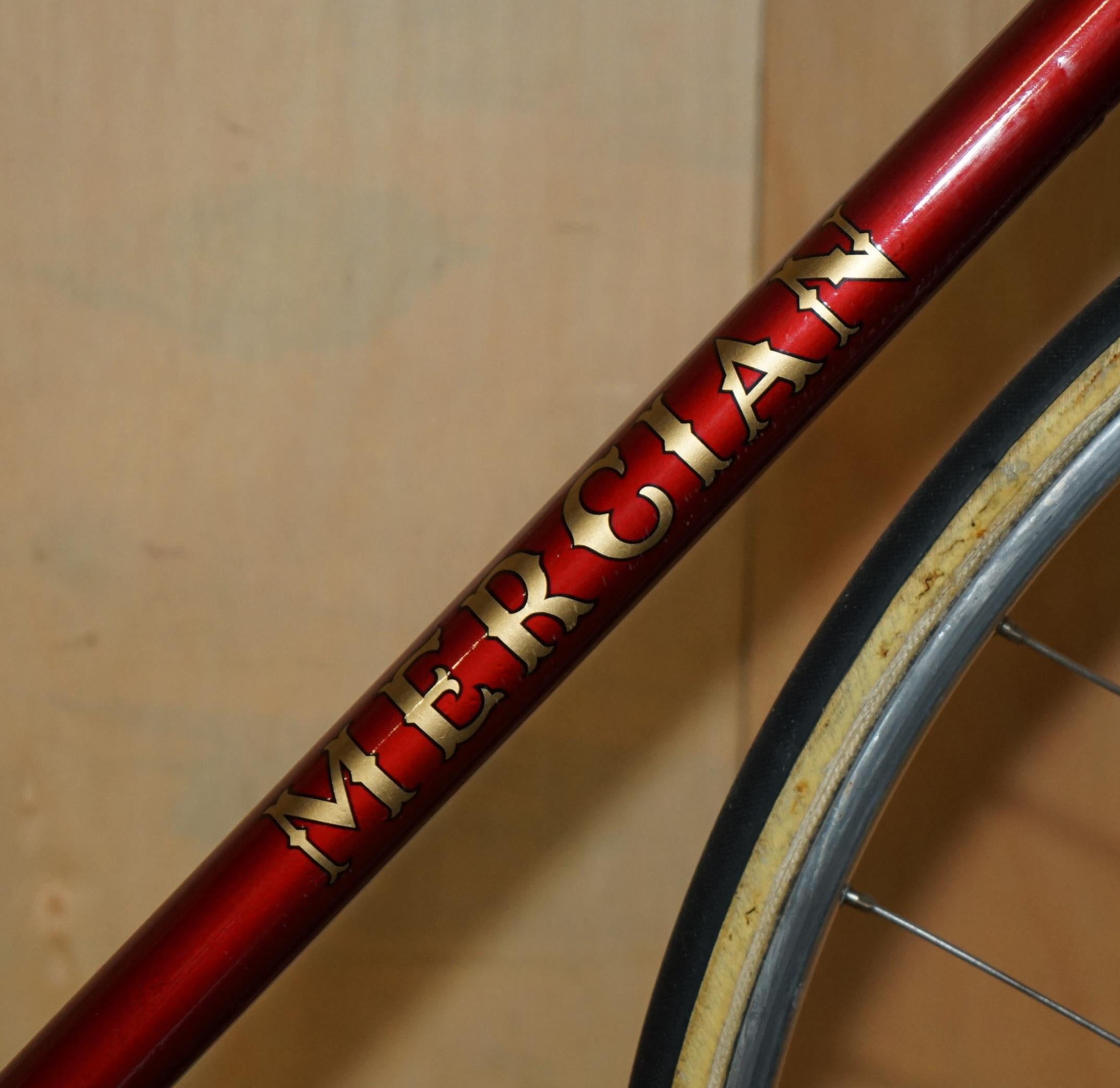 MINT MERCIAN REYNOLDS 531 CAMPAGNOLO RECORD FIXED WHEEL SiNGLE SPEED TRACK BIKE im Zustand „Gut“ im Angebot in West Sussex, Pulborough