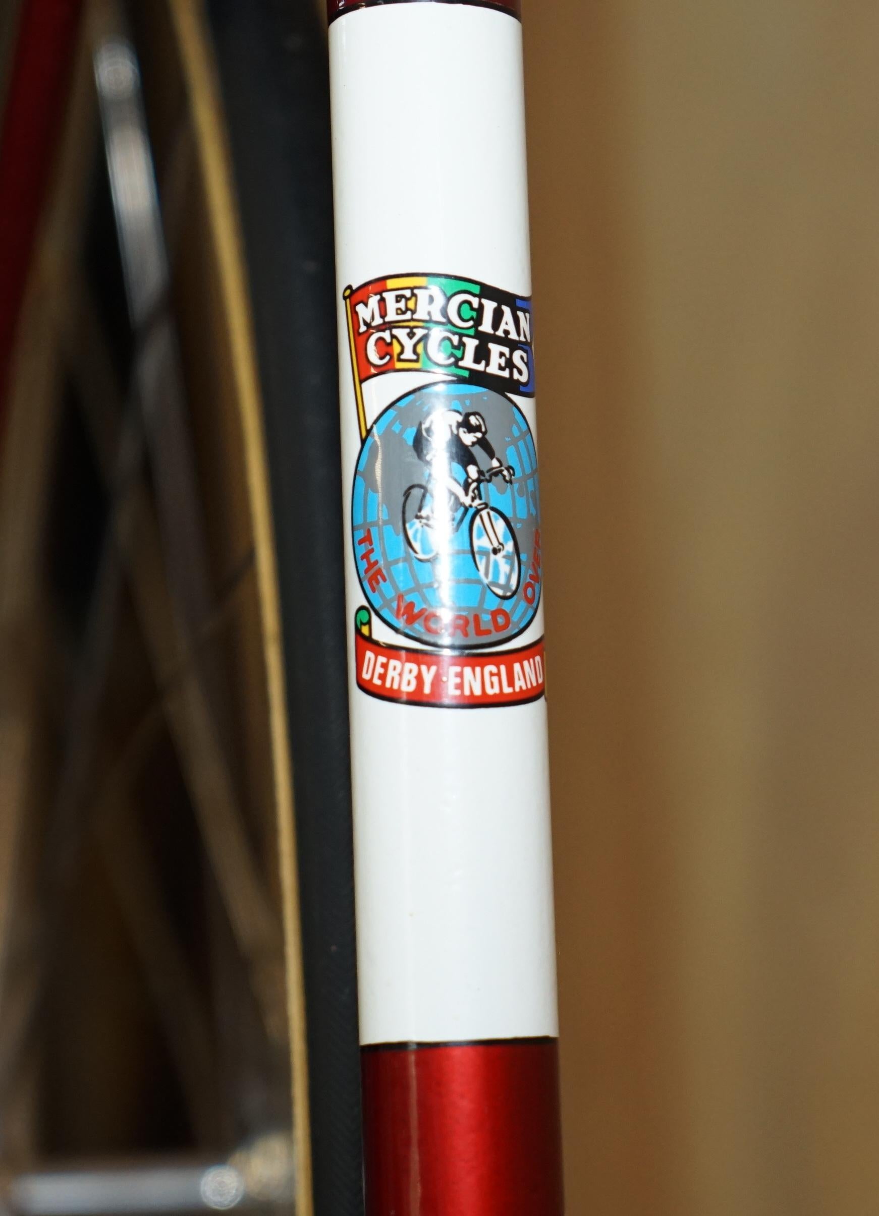 MINT MERCIAN REYNOLDS 531 CAMPAGNOLO RECORD FIXED WHEEL SiNGLE SPEED TRACK BIKE (Stahl) im Angebot