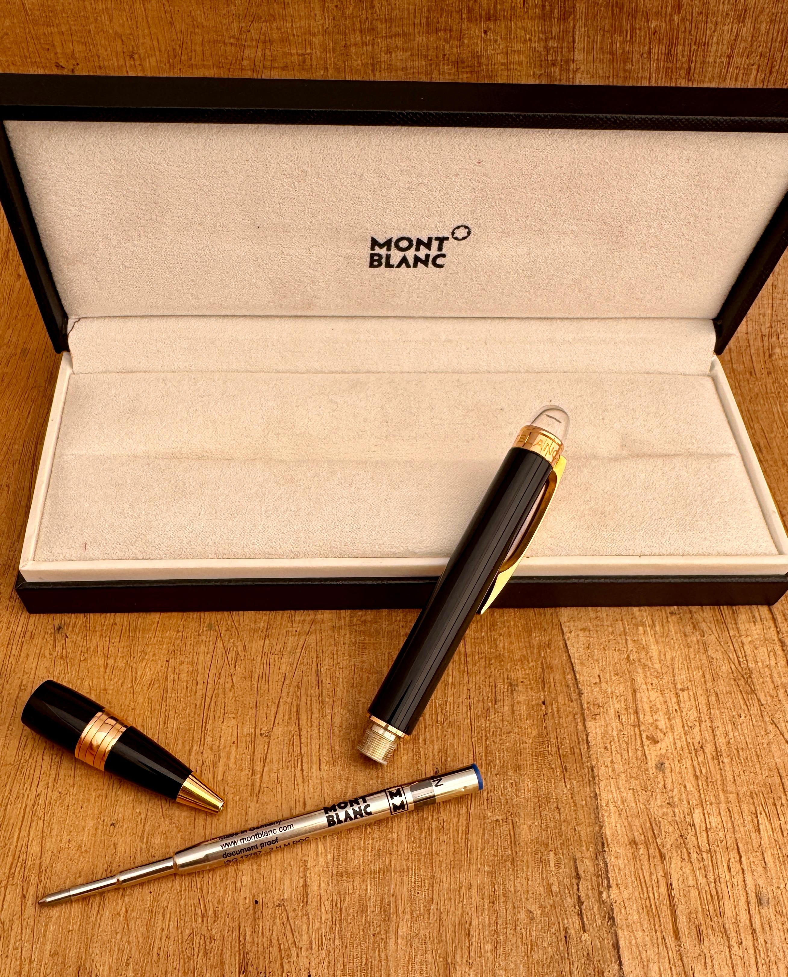 Penna a sfera Montblanc Starwalker oro rosa, menta, in scatola in vendita 7