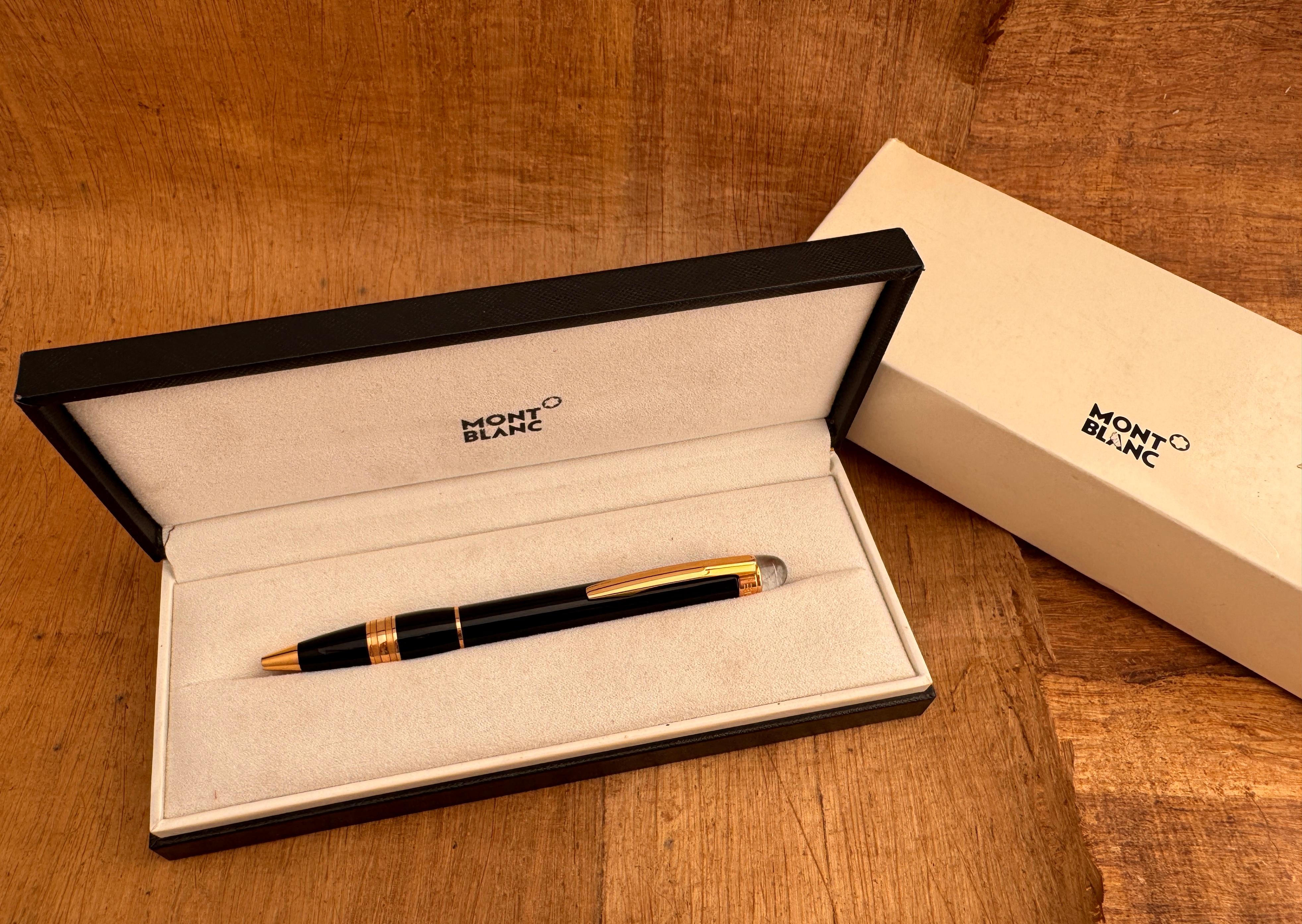 Penna a sfera Montblanc Starwalker oro rosa, menta, in scatola in vendita 8