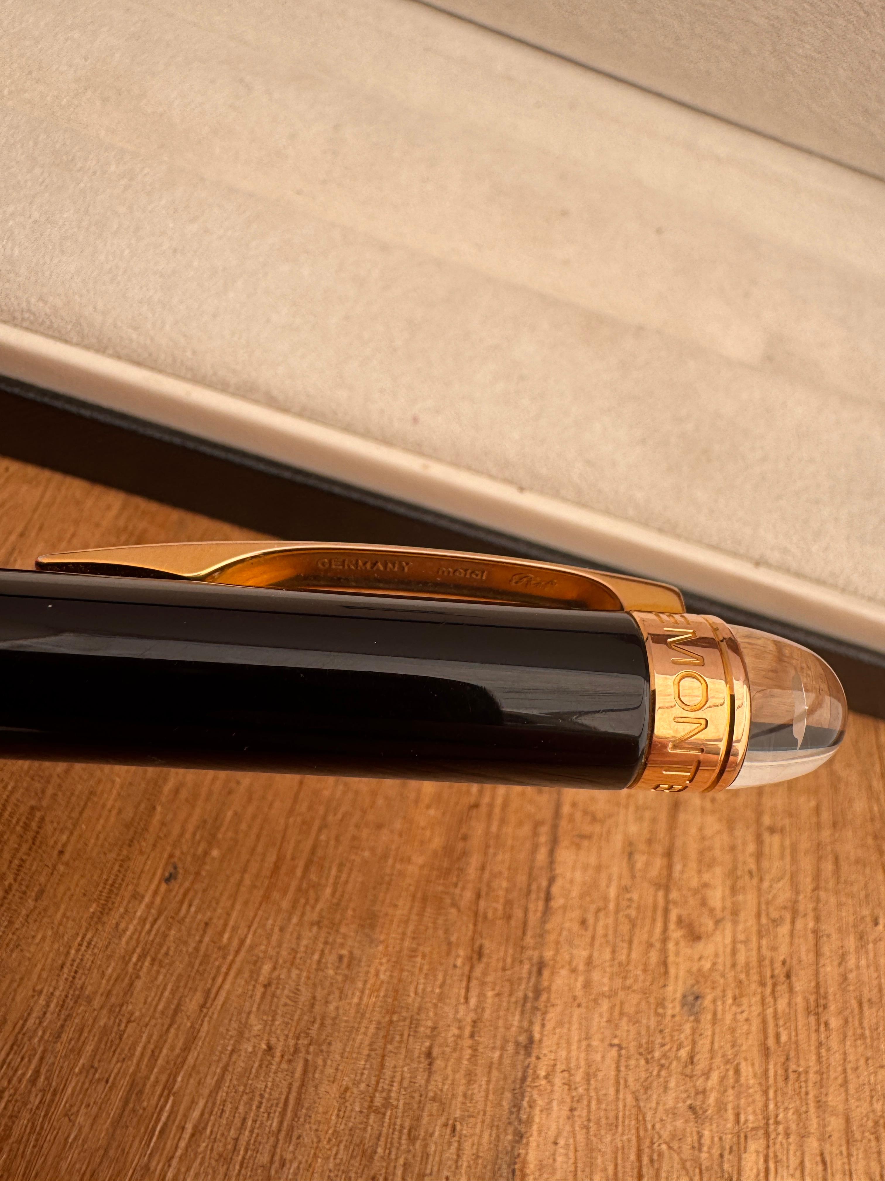 Penna a sfera Montblanc Starwalker oro rosa, menta, in scatola In condizioni ottime in vendita a Toronto, CA